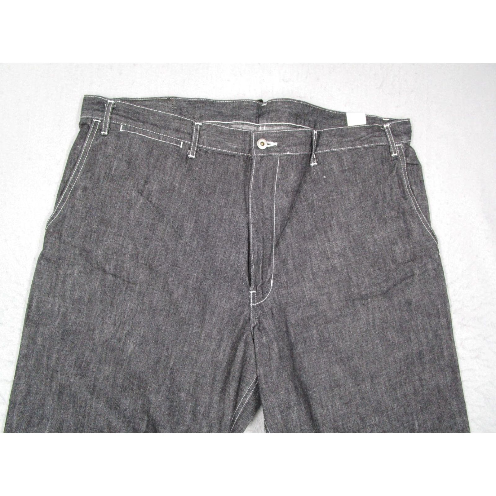Tenderloin TENDERLOIN Jeans Mens XL Black Cinch Back Denim 5-Pocket Relaxed High Rise Baggy Made in Japan Size US 36 / EU 52 - 2 Thumbnail