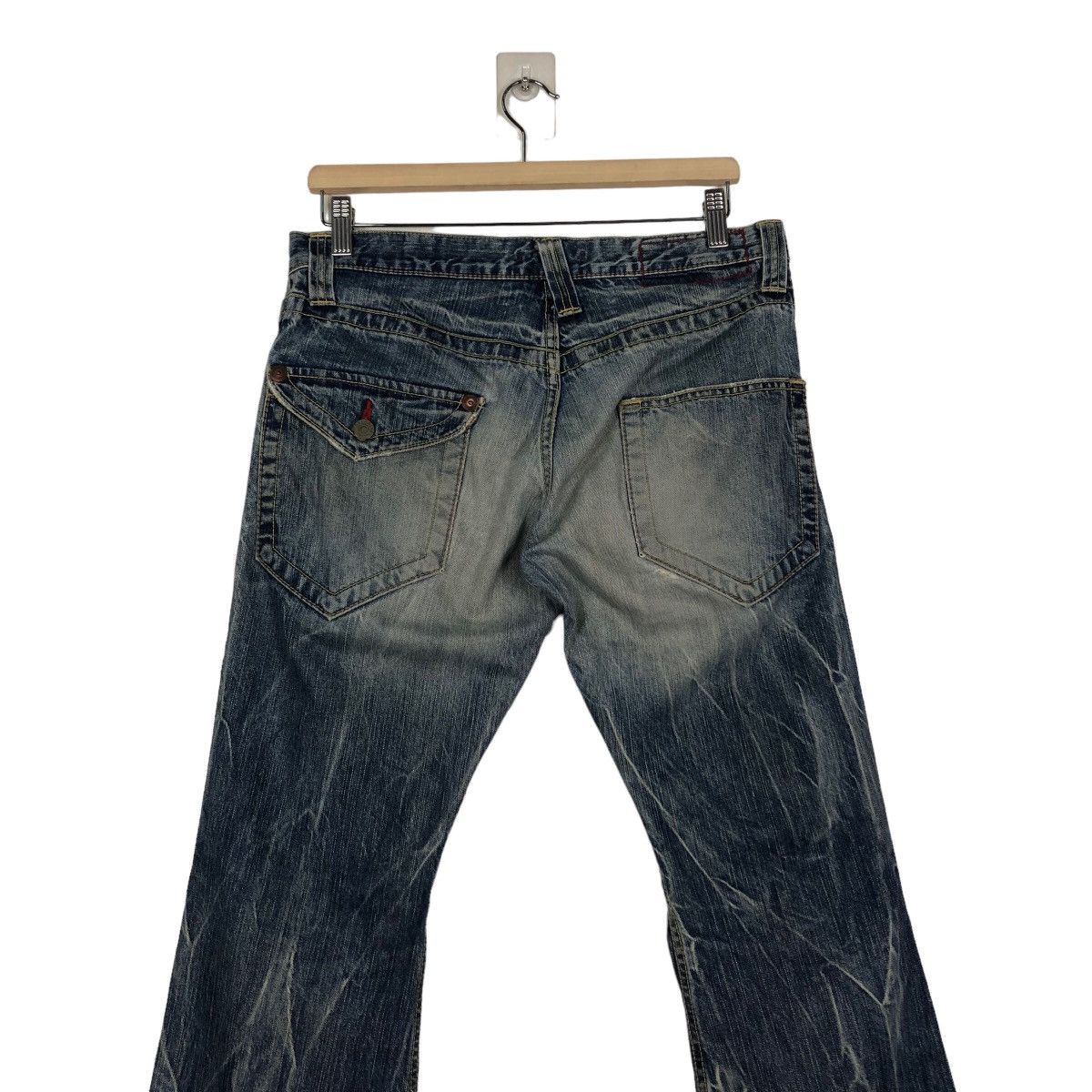 Hysteric Glamour 🔥Made in Nippon Distressed Biker Jeans Denim Size US 34 / EU 50 - 10 Thumbnail