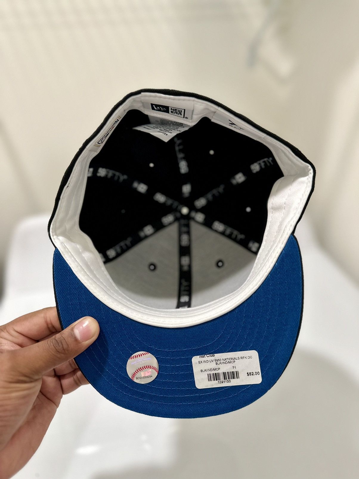 Hat Club × MLB × New Era HC New Era Washington Nationals Agent 0 DC Crossover 7 1/8 Size ONE SIZE - 5 Thumbnail