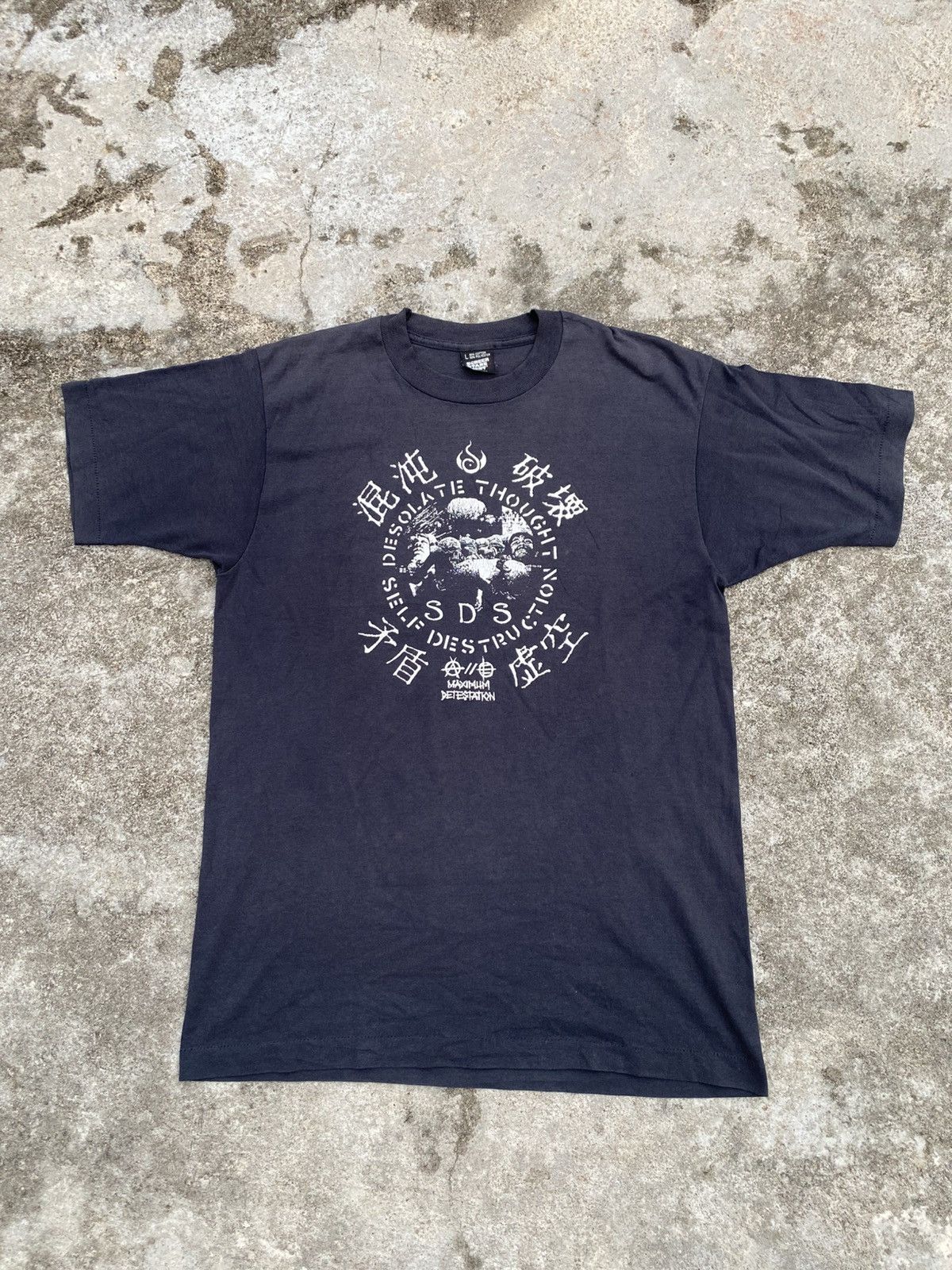 SDS Societic Death Slaughter Japanese Crustpunk Band Tshirt