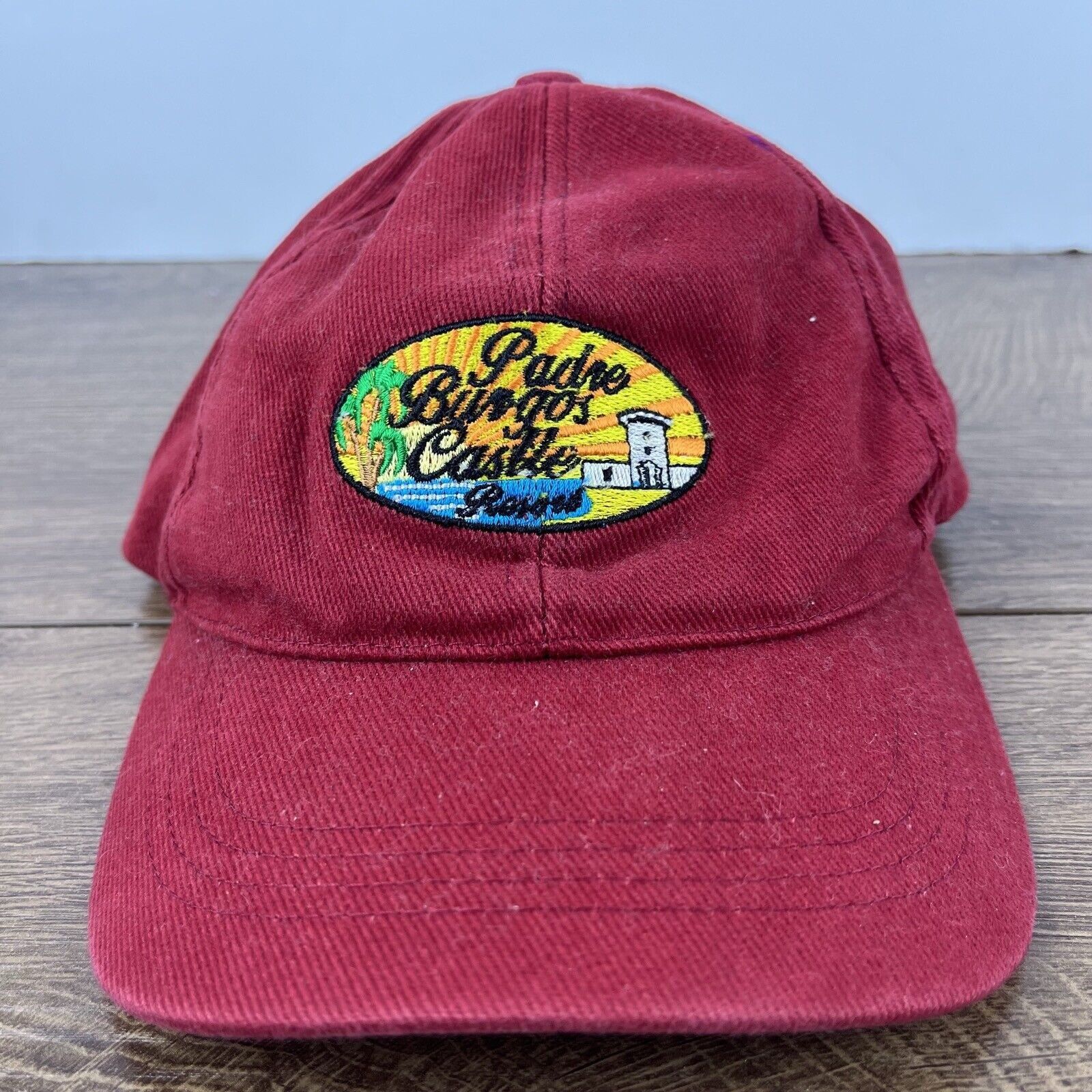 Other Padre Bingos Castle Hat Red Cap Adjustable Hat Red Adult Fit Size ONE SIZE - 2 Thumbnail
