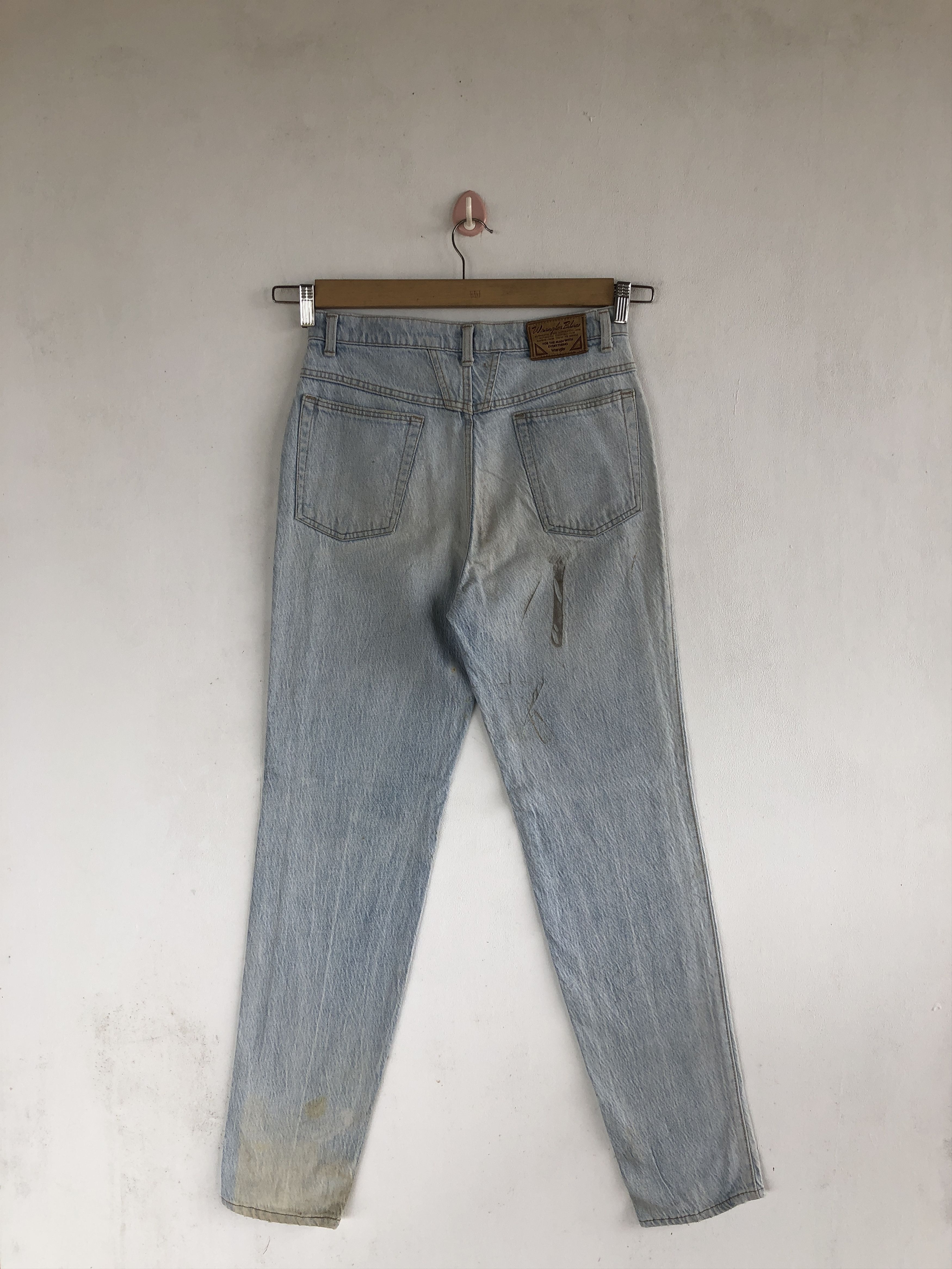 Wrangler Vintage Wrangler Sunfaded Jeans Light Wash Wrangler Denim Size 24" / US 00 / IT 34 - 2 Thumbnail