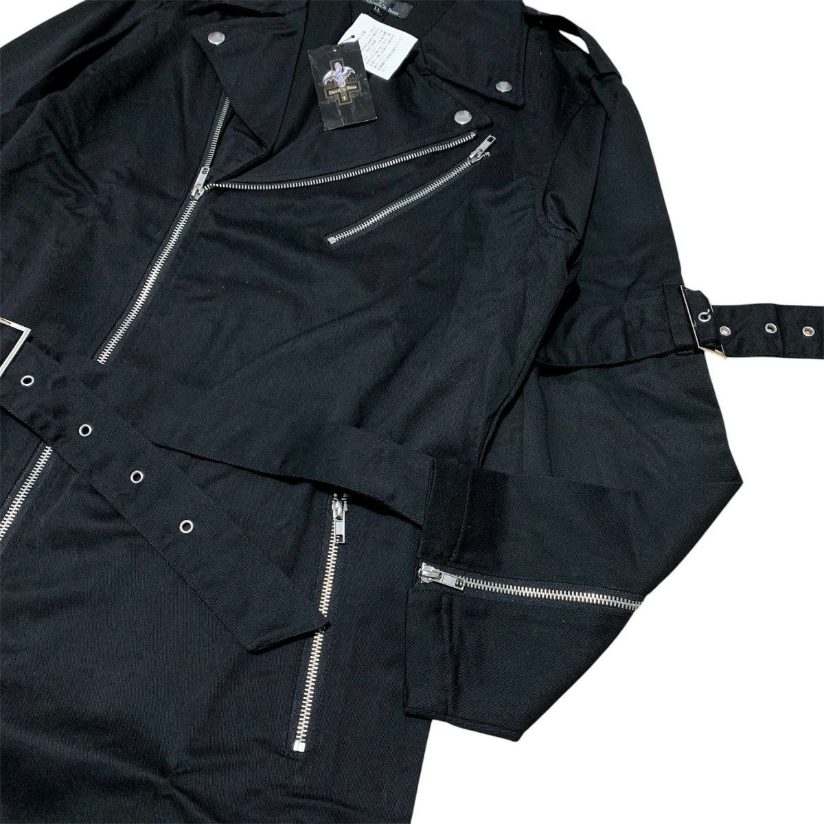 Japanese Brand Devil N Bass Asymmetrical Long Coat Gothic Vkeii Lgb Style Size US L / EU 52-54 / 3 - 6 Thumbnail