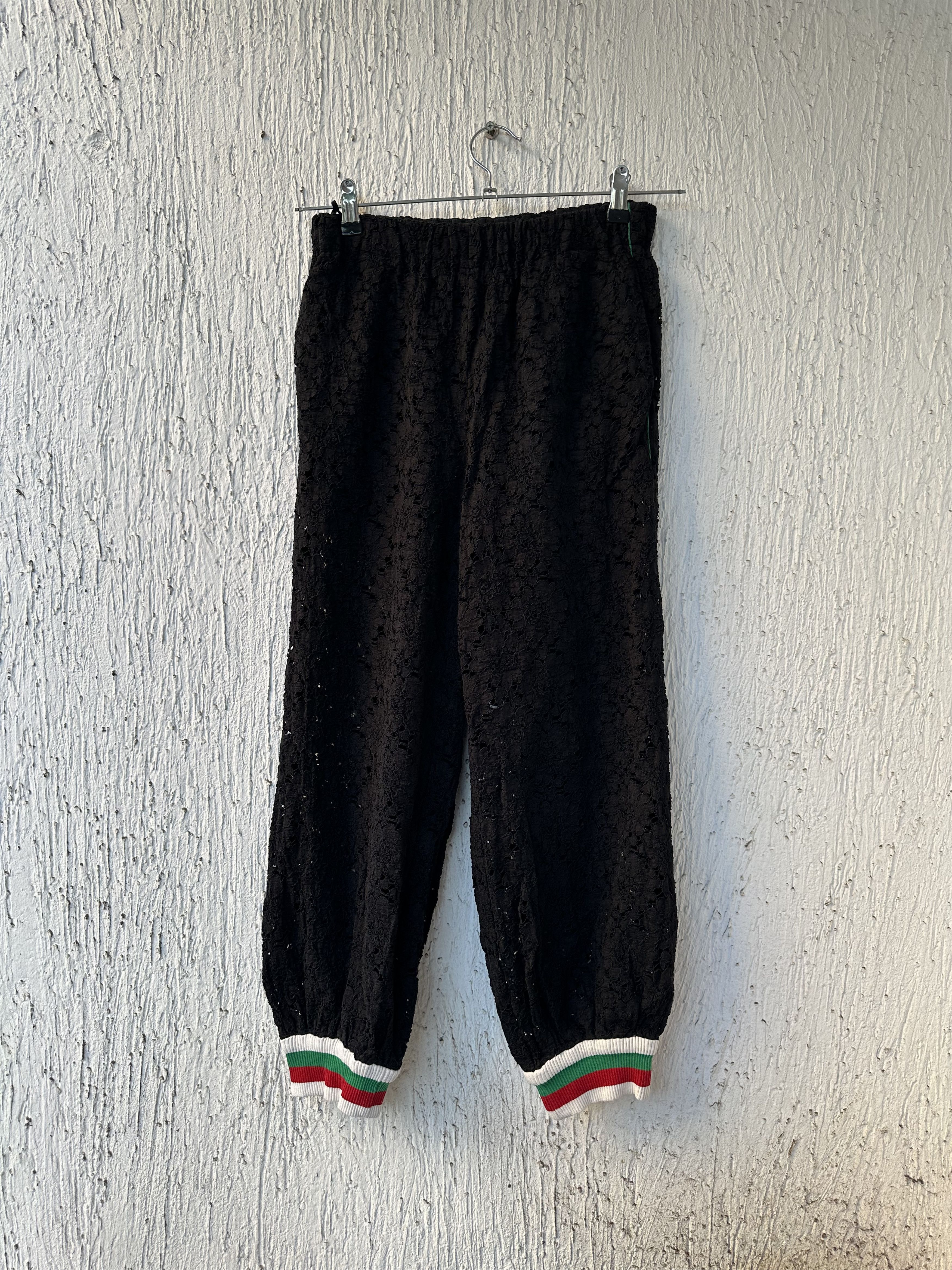 Gucci floral lace loose-fit track pants Size 28" / US 6 / IT 42 - 1 Thumbnail