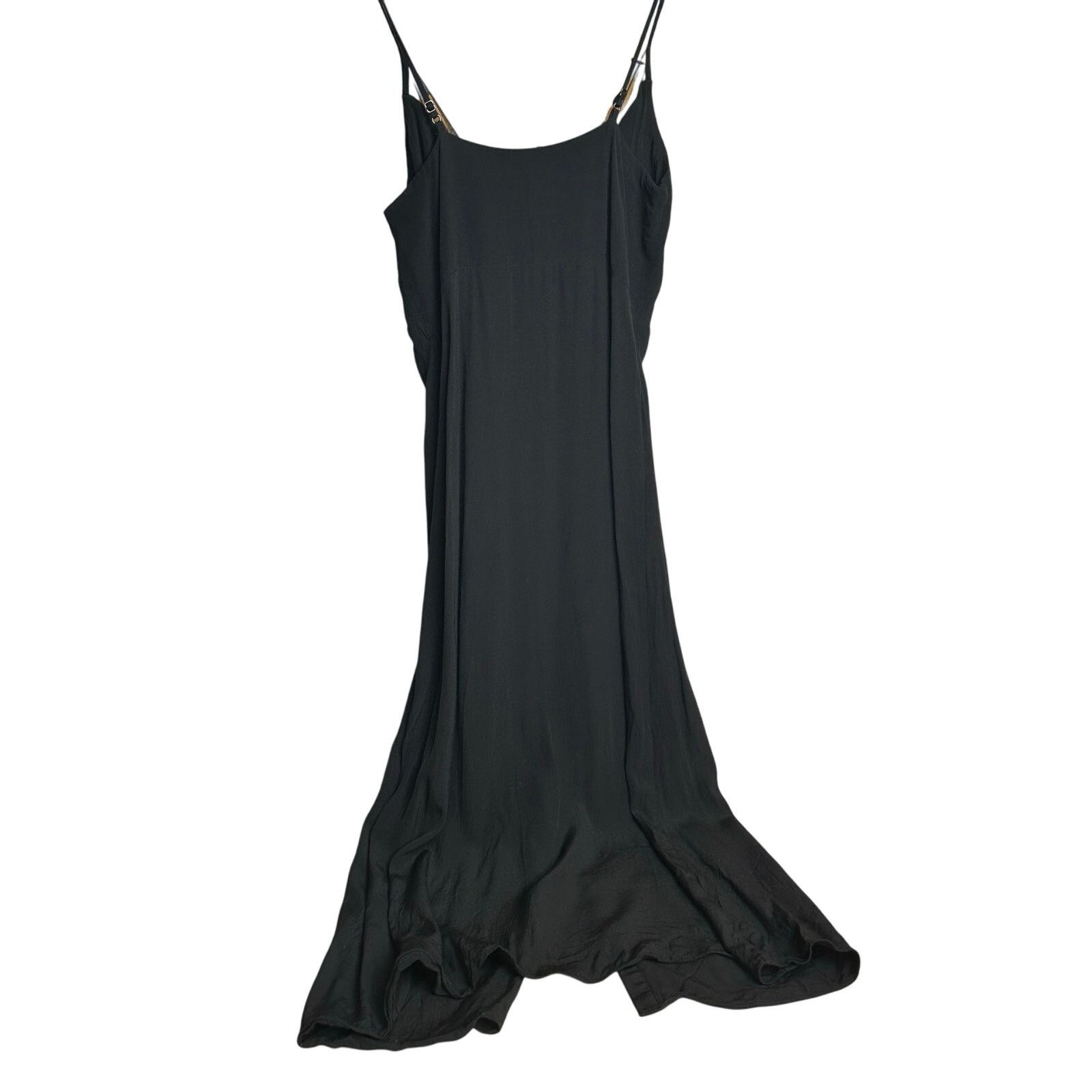 & Other Stories & Other Stories Black Midi Dress Size 2 Size XS / US 0-2 / IT 36-38 - 2 Thumbnail