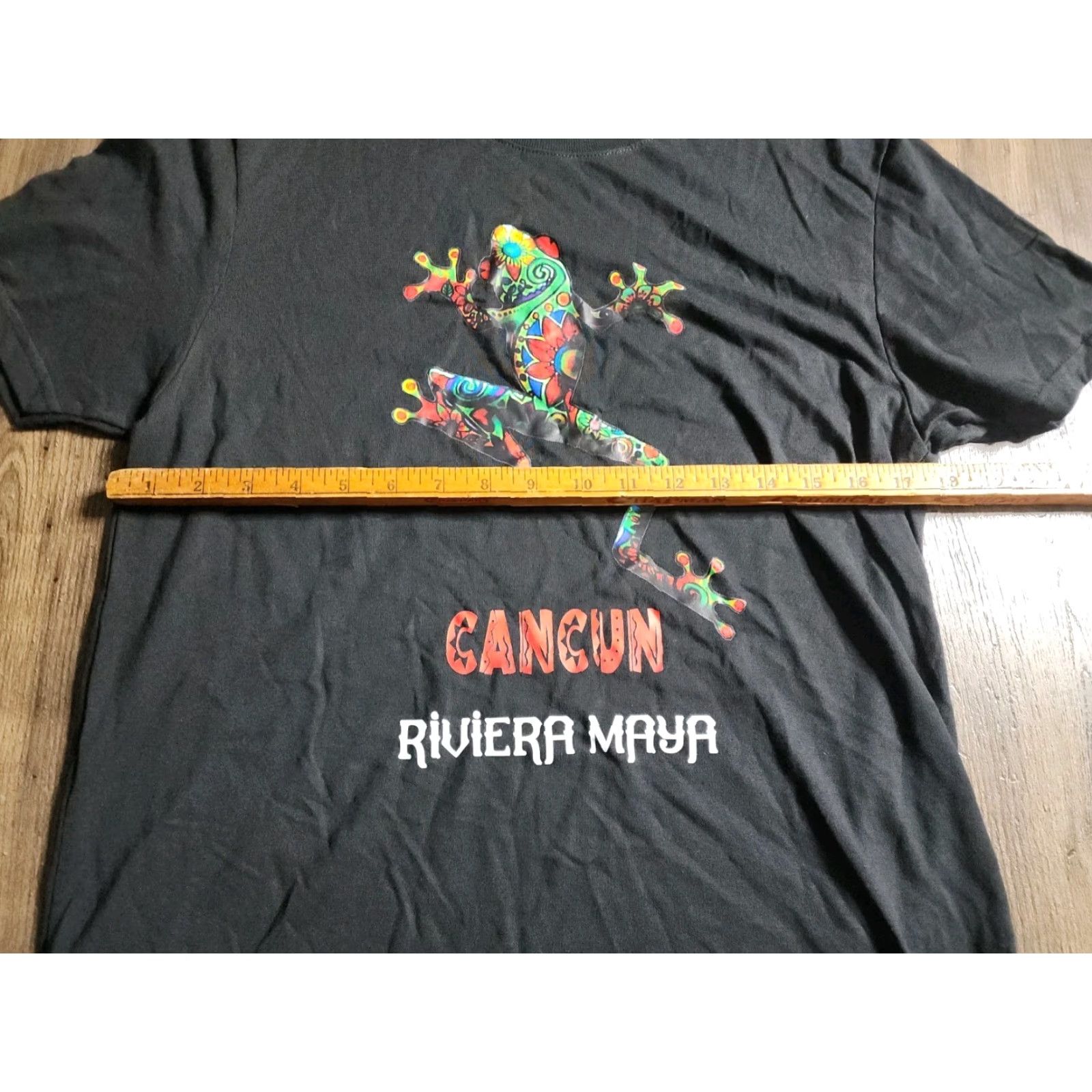 Vintage Mens M Mexico Cancun Riviera Maya Frog Travel Souvenir T Shirt Size US M / EU 48-50 / 2 - 3 Thumbnail