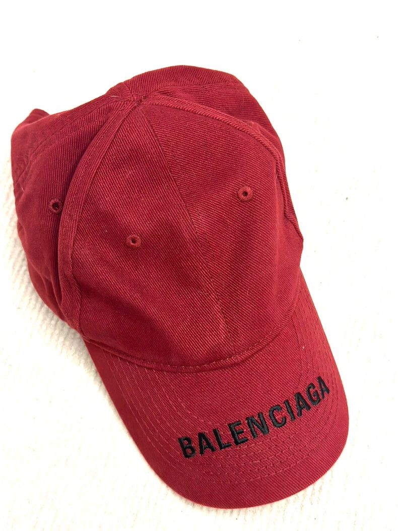 Balenciaga Balenciaga Embroidered monogram logo curved brim cap Size ONE SIZE - 1 Thumbnail