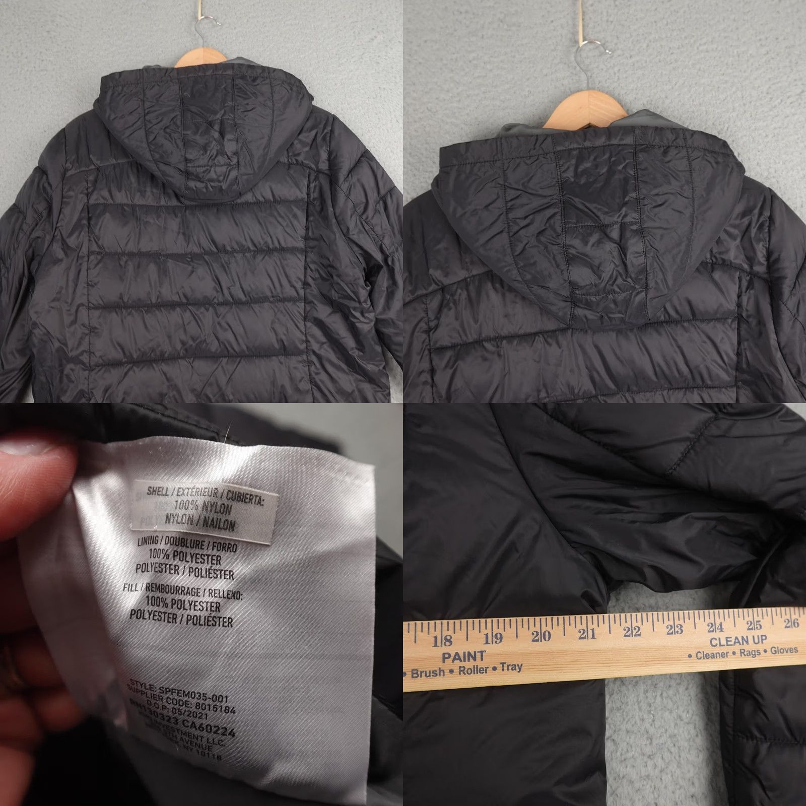 Spyder Spyder Jacket Mens L Black Hooded Puffer Insulated Full Zip Ski Outdoor Winter Size US L / EU 52-54 / 3 - 8 Thumbnail