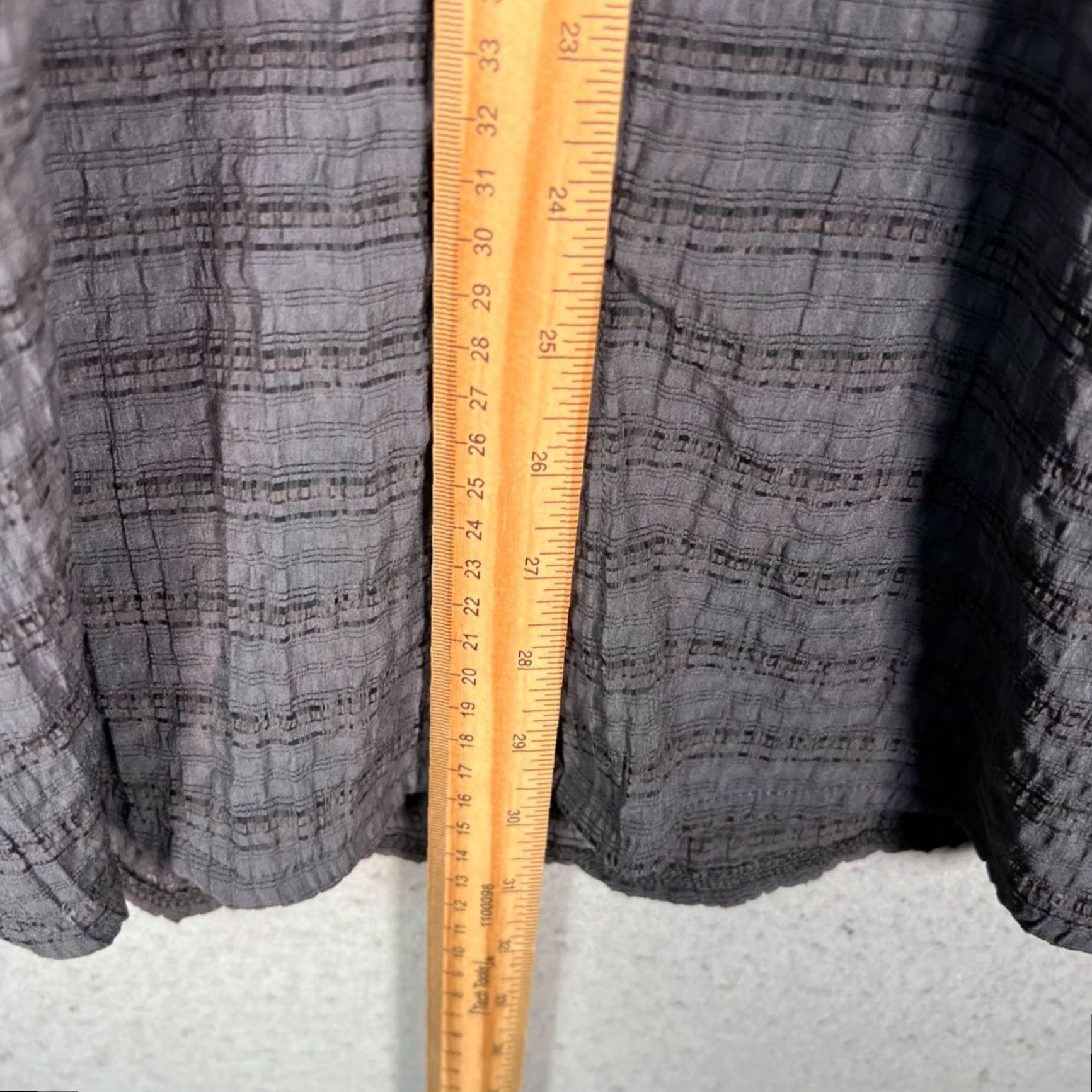 Vintage Ohotoro Mens Large Dark Gray Melange Check Long Sleeve Button-Up Shirt Size US L / EU 52-54 / 3 - 6 Thumbnail