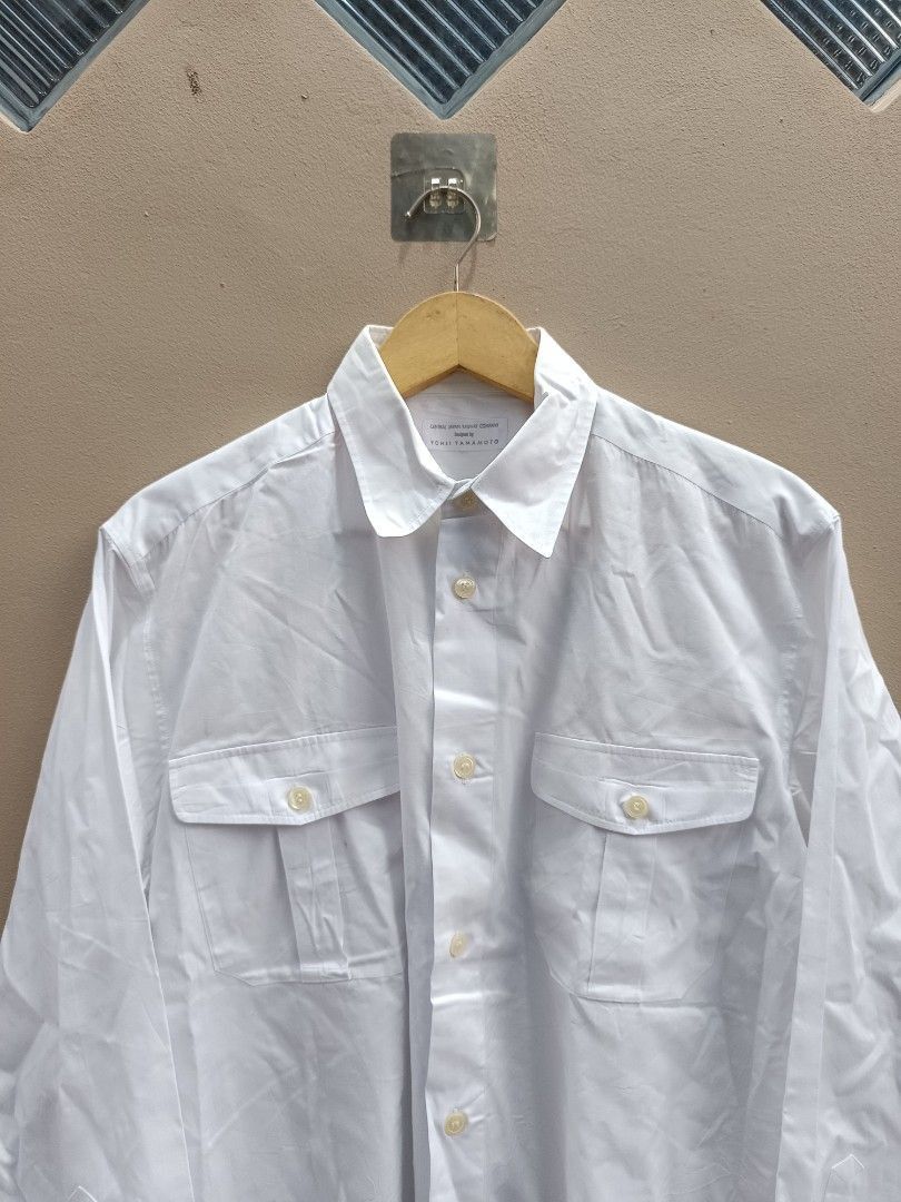 Yohji Yamamoto Yohji Yamamoto double pocket shirt Size US XL / EU 56 / 4 - 5 Thumbnail