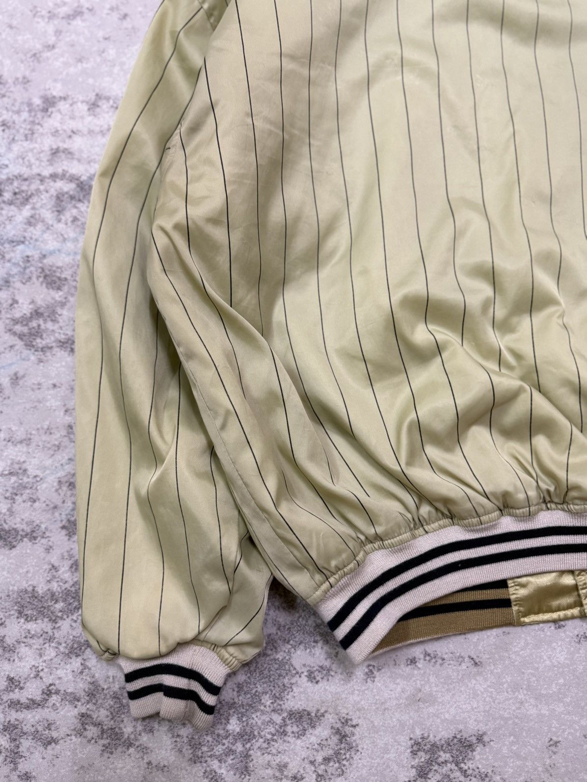 Vintage Vintage Suntory Malt’s Beer Riversible Varsity Bomber Jacket Size US L / EU 52-54 / 3 - 13 Thumbnail
