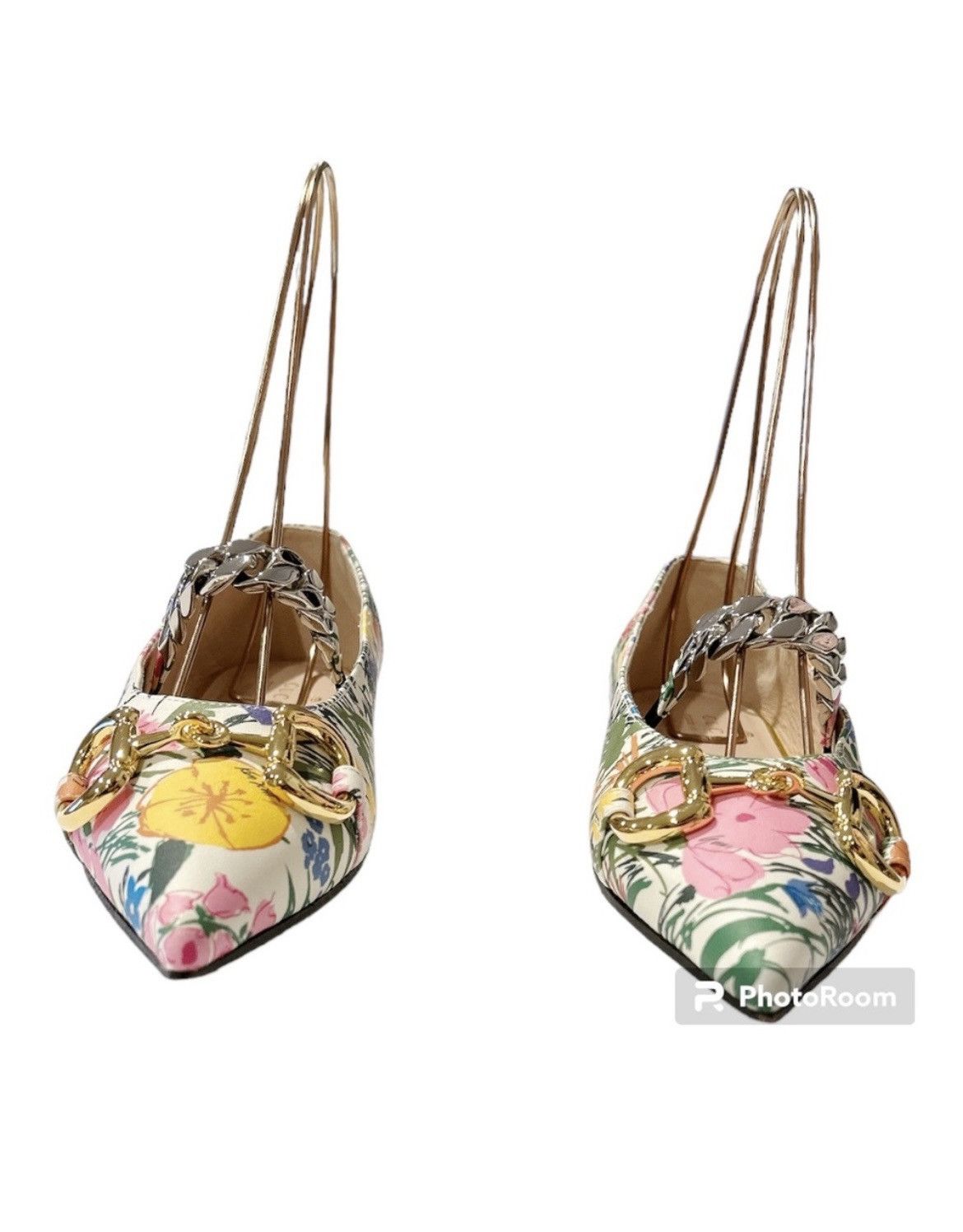Gucci GUCCI Ken Scott Horsebit Deva Ballet Floral Size EU 35 US 5 Size US 5 / IT 35 - 4 Thumbnail