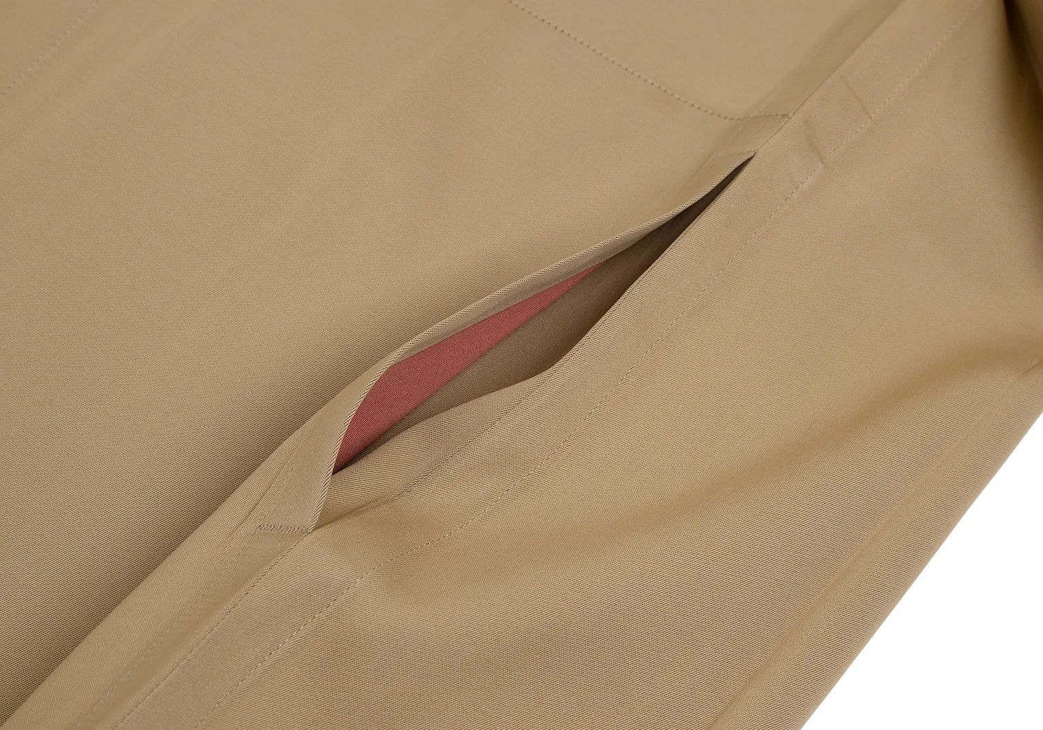 Issey Miyake Satin Zip-Up Packable Jacket in Beige Size US L / EU 52-54 / 3 - 10 Thumbnail