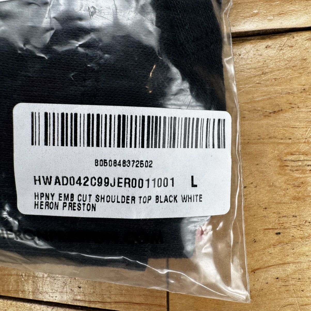 Heron Preston Heron Preston HPNY EMB CUT SHOULDER TOP Black Women’s L Size L / US 10 / IT 46 - 5 Thumbnail