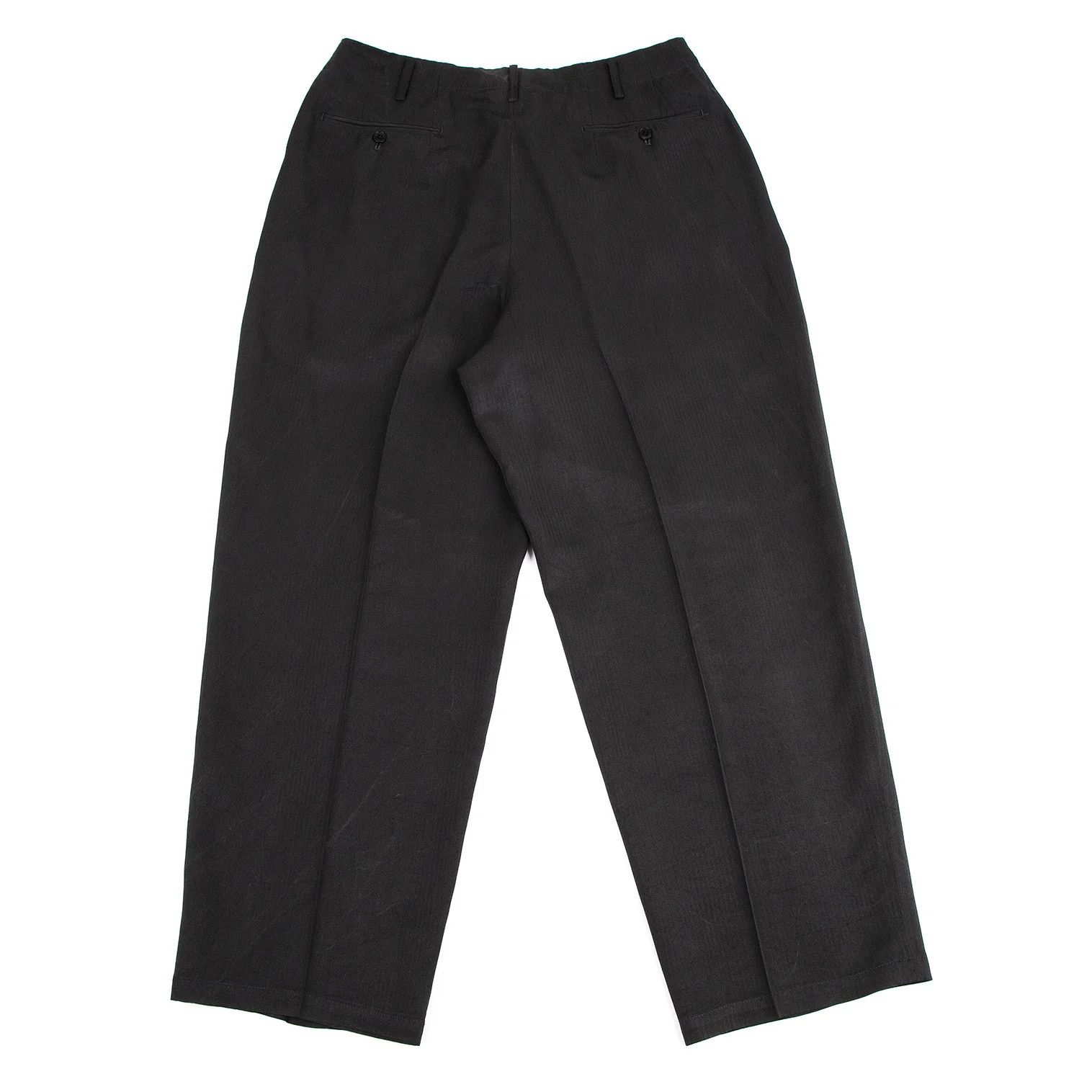 Yohji Yamamoto Yohji Yamamoto Silk Pants Grey L Size US 36 / EU 52 - 9 Thumbnail