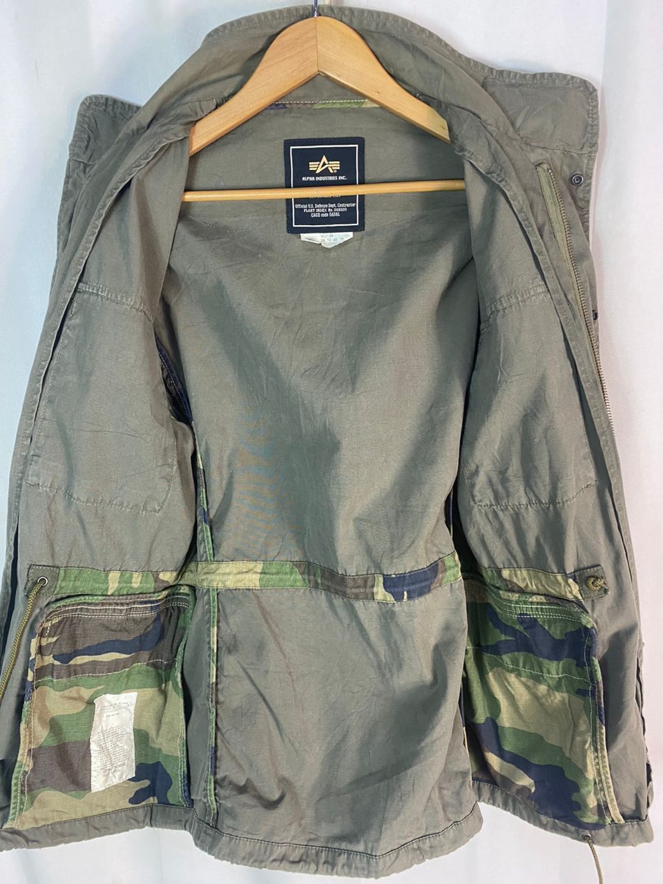 Alpha Industries Unisex🔥Vintage alpha industries zipper jacket Size US M / EU 48-50 / 2 - 5 Thumbnail