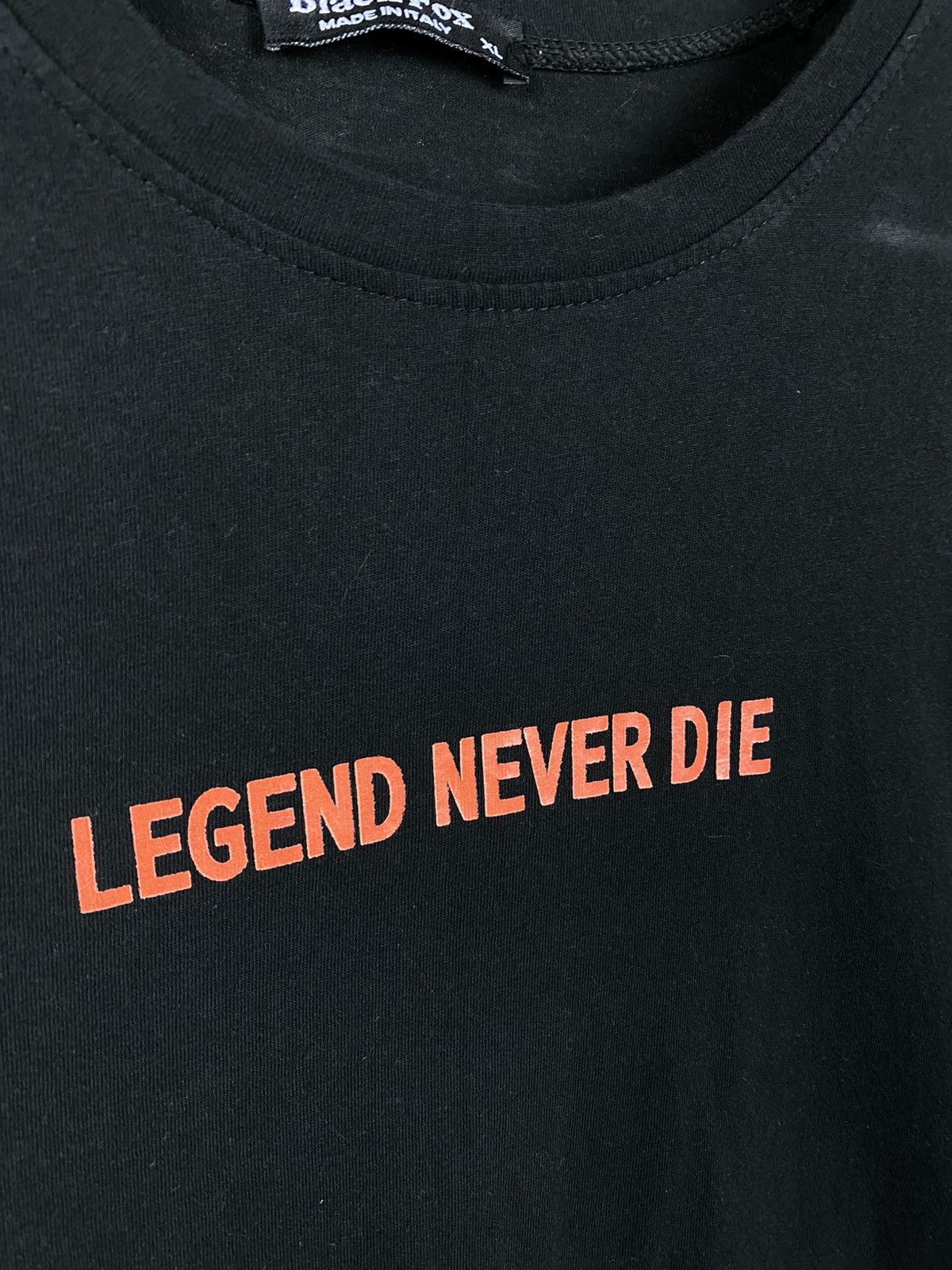 Vintage 🏀T-Shirt NBA Legend Never Die Black Fox Kobe Bryant 24 Tee🏀 Size US XL / EU 56 / 4 - 7 Thumbnail