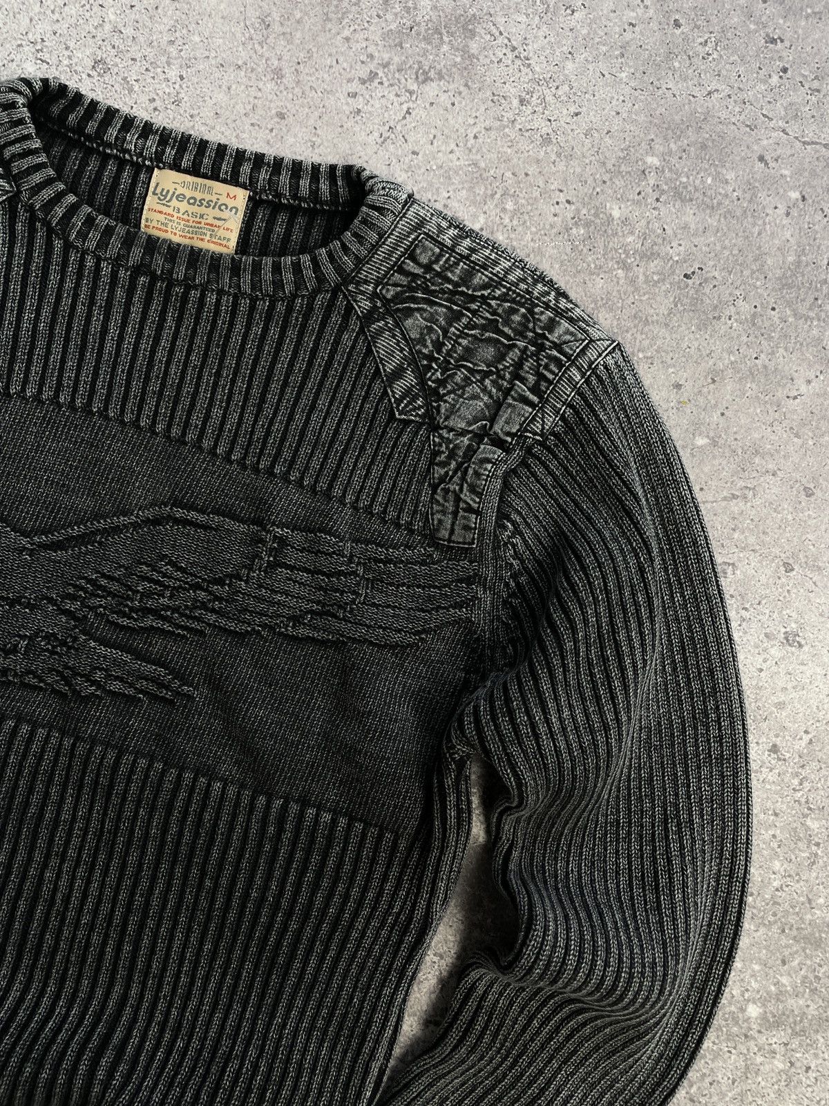 Japanese Brand × Vintage Vintage Avant Garde Style Striped Sweater Faded Y2K knitted Size US M / EU 48-50 / 2 - 9 Thumbnail