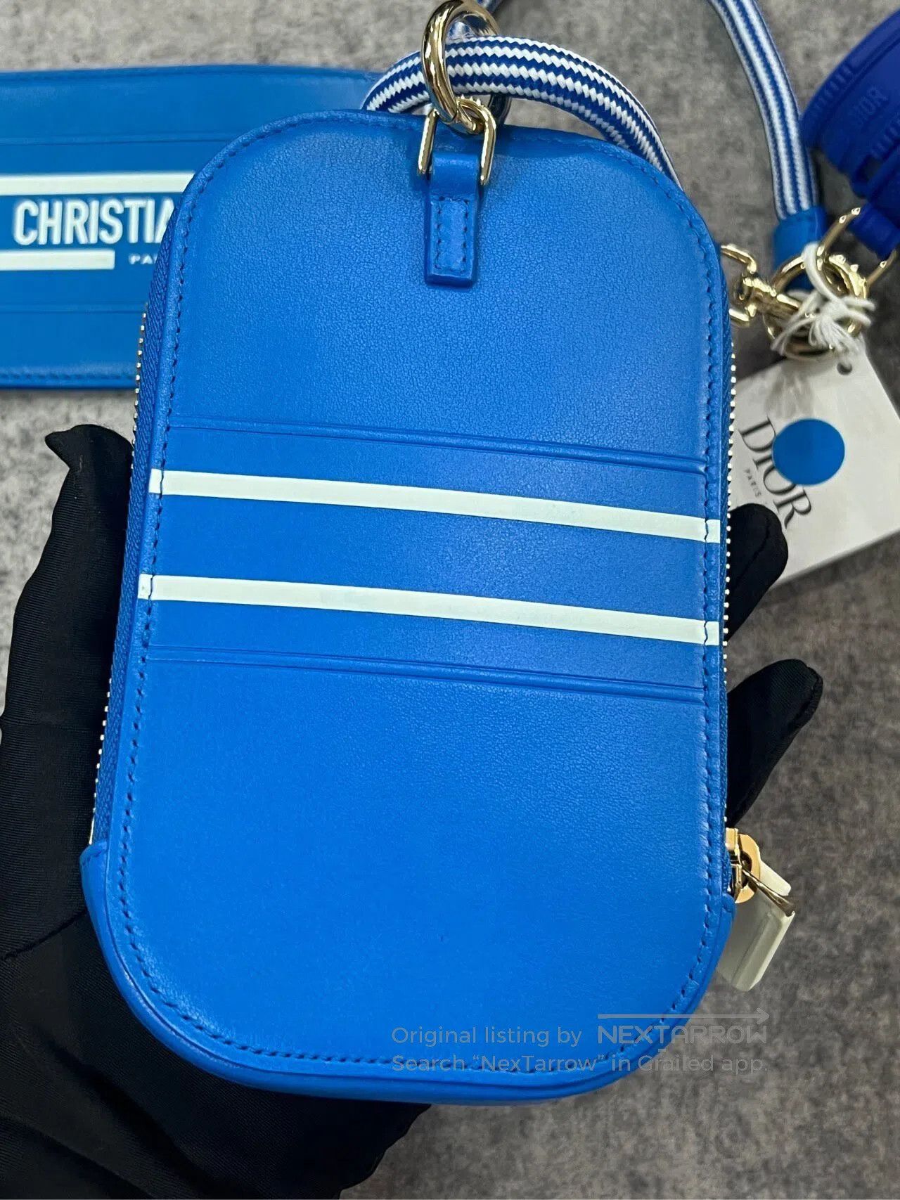 Dior Dior Blue 3-in-1 Coin Purse| Size ONE SIZE - 8 Thumbnail