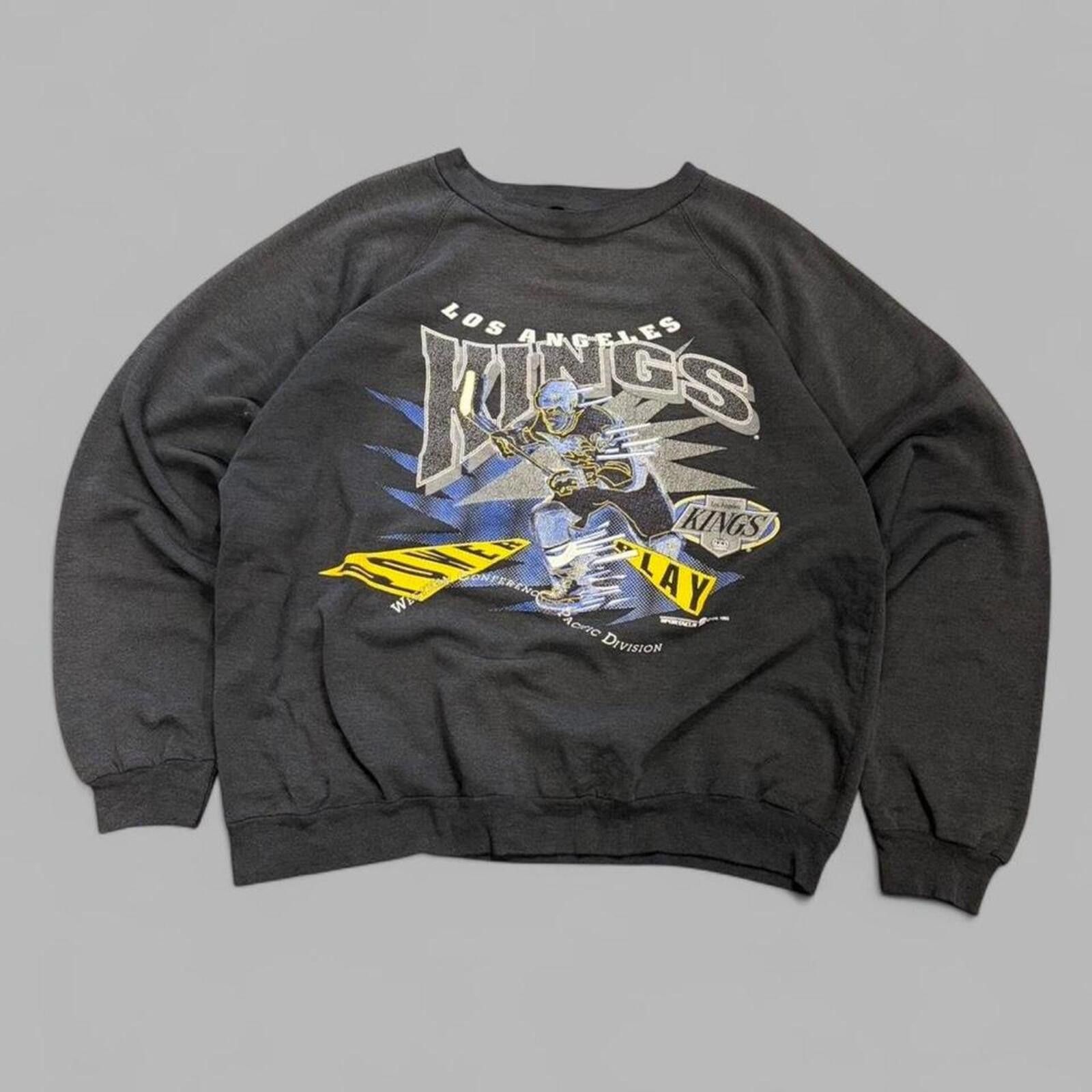 NHL Vintage 1993 Los Angeles King NHL Crewneck Size US L / EU 52-54 / 3 - 3 Thumbnail