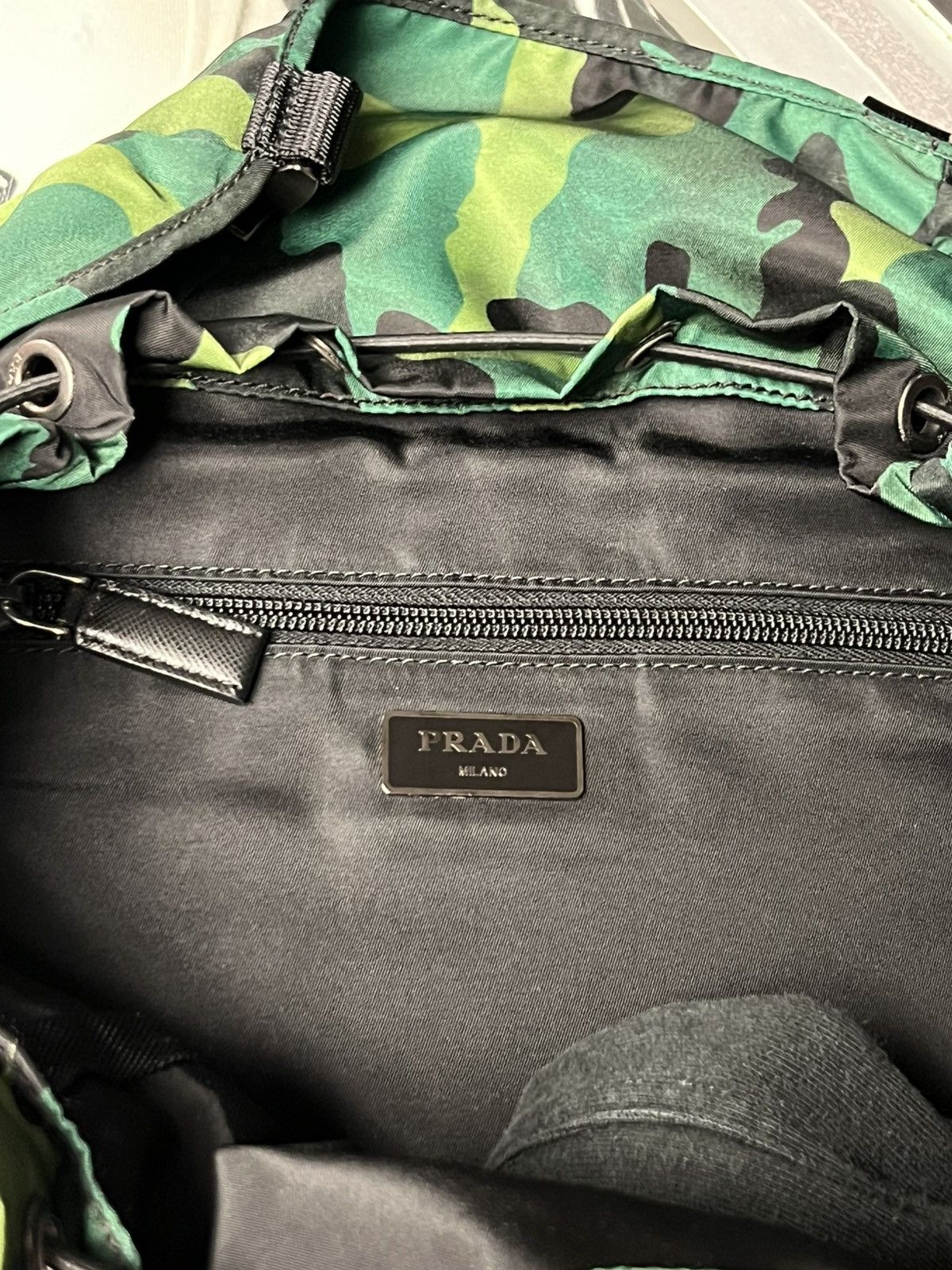 Prada Prada Tessuto Camo Nylon Bag Size ONE SIZE - 9 Thumbnail