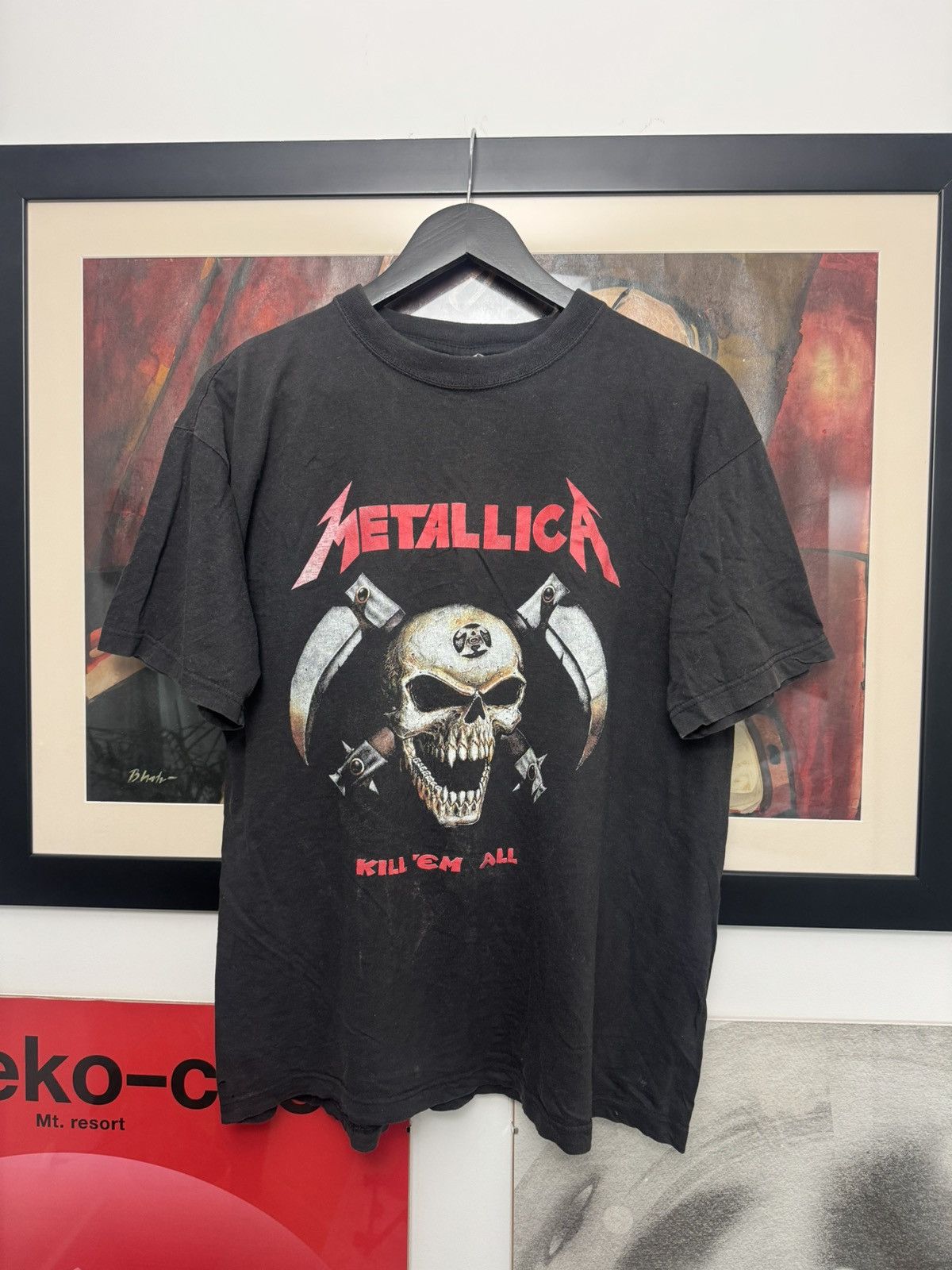 Band Tees vintage 90s Metallica Band Thrash Metal Tee Black Fade Skull Size US L / EU 52-54 / 3 - 1 Thumbnail