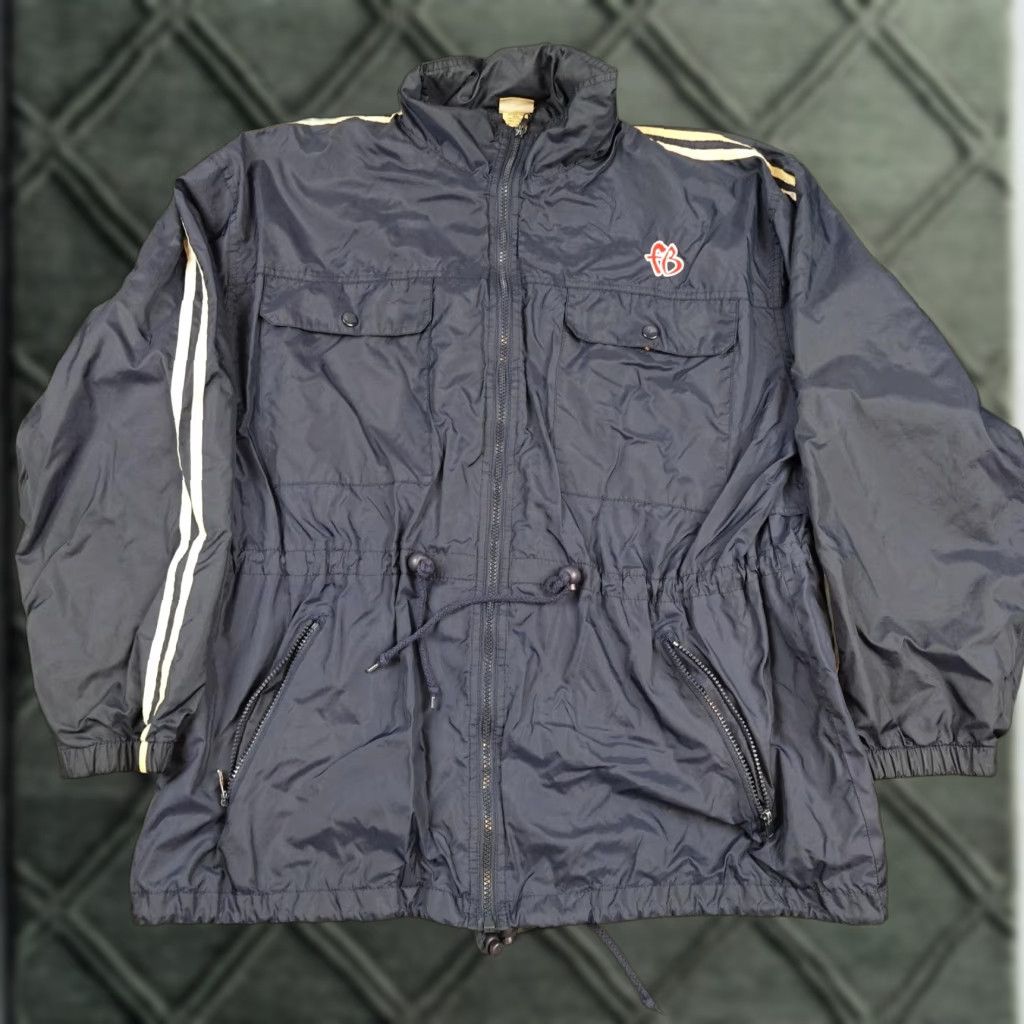 Fubu VINTAGE FUBU Jacket Mens L Blue Windbreaker 90s Streetwear FB Logo Zip Front Pockets Embroidered Size US L / EU 52-54 / 3 - 1 Thumbnail