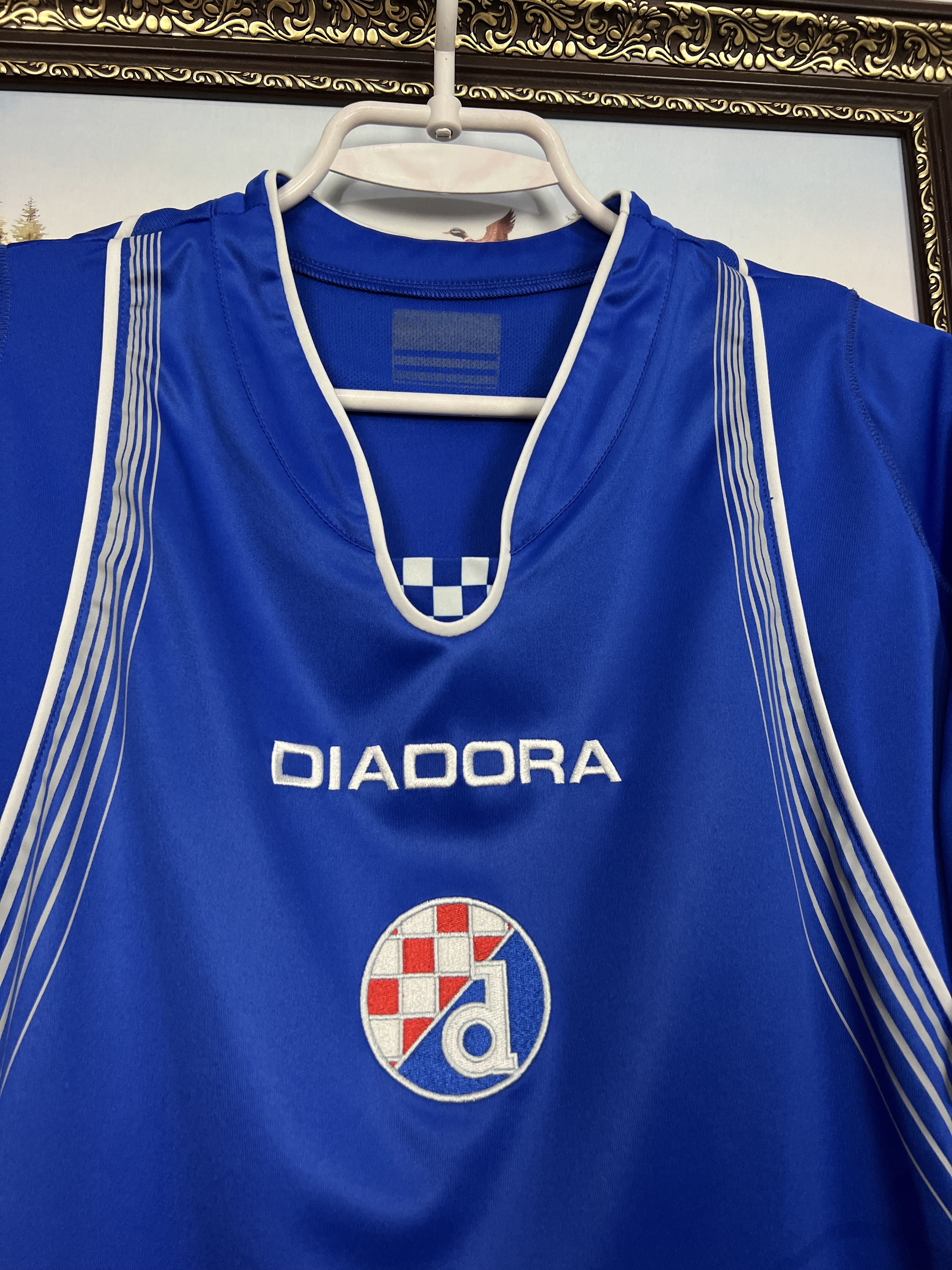 Diadora 2007 Dinamo Zagreb Football Shirt Soccer Jersey Trikot Size US L / EU 52-54 / 3 - 3 Thumbnail