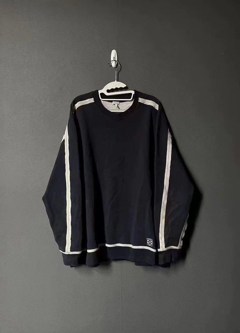 Loewe LOEWE Embroidered logo hoodie Size L / US 10 / IT 46 - 1 Thumbnail
