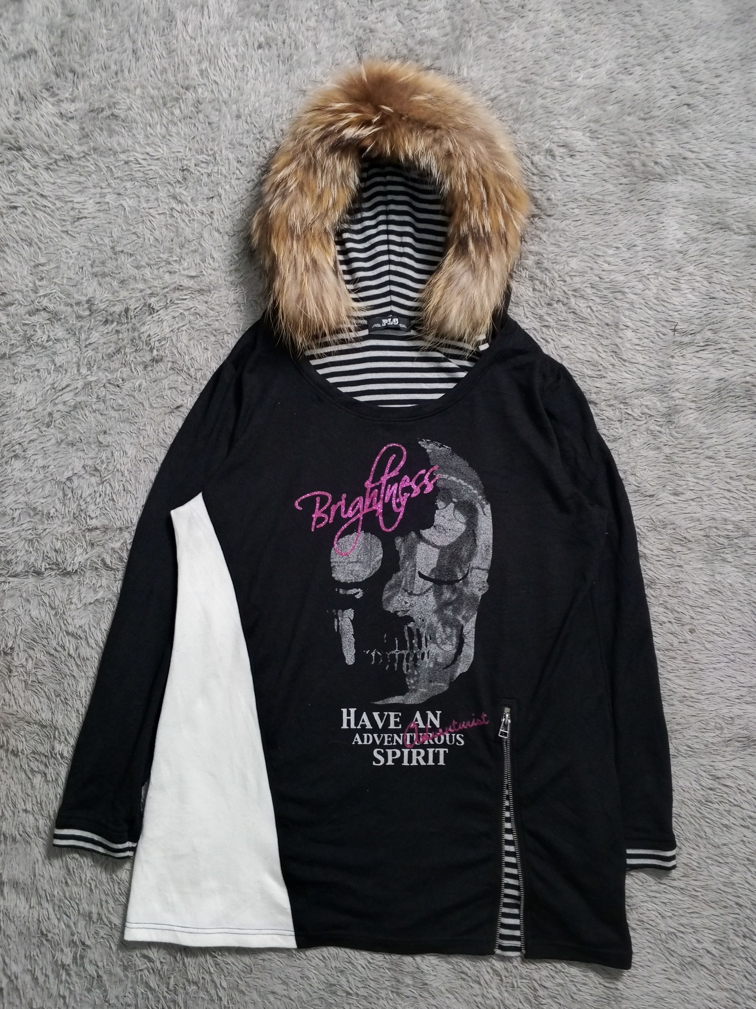 Japanese Brand Faux Fur Hoodie LGB Style Size US L / EU 52-54 / 3 - 1 Thumbnail