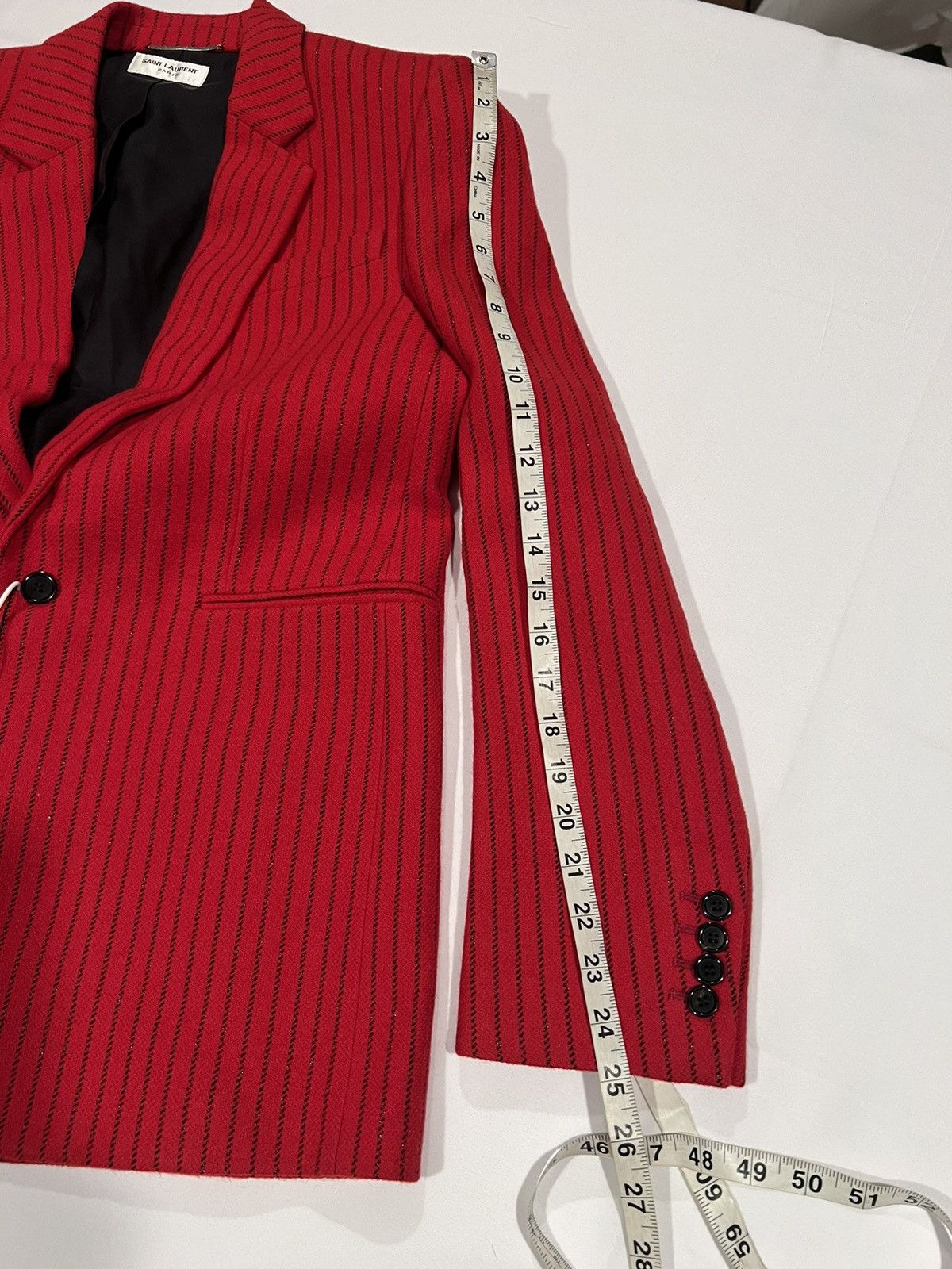 Saint Laurent Paris Saint Laurent one button blazer. 50/40 $2890 Size 40R - 2 Thumbnail