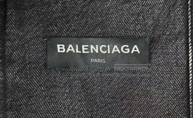 Balenciaga Balenciaga Black Distressed Denim Jacket. Size US M / EU 48-50 / 2 - 4 Thumbnail
