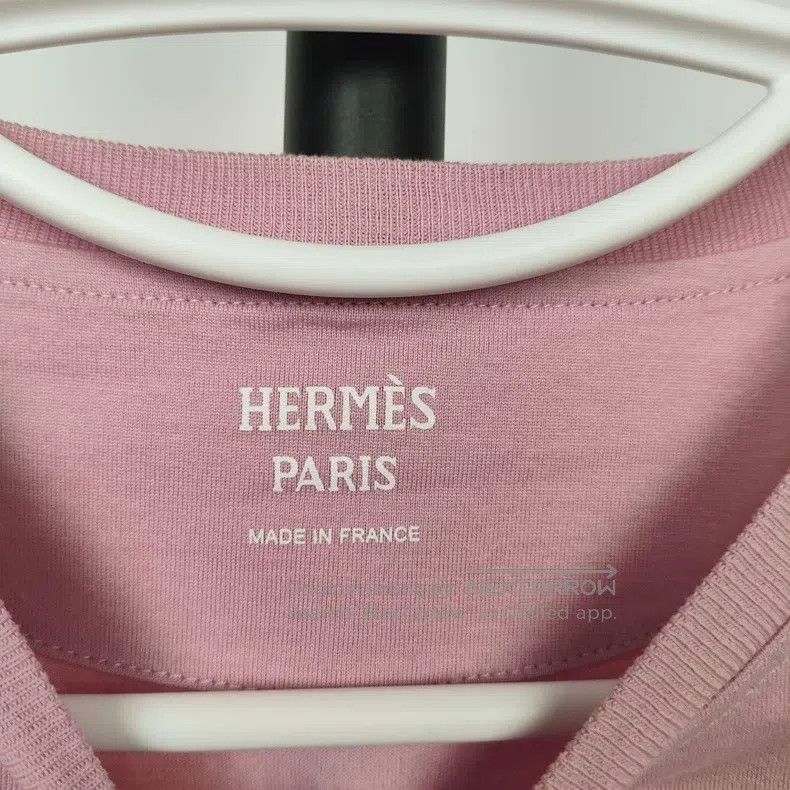 Hermes Hermes Cotton T-Shirt Pink Size XXS / US 00 / IT 34 - 3 Thumbnail