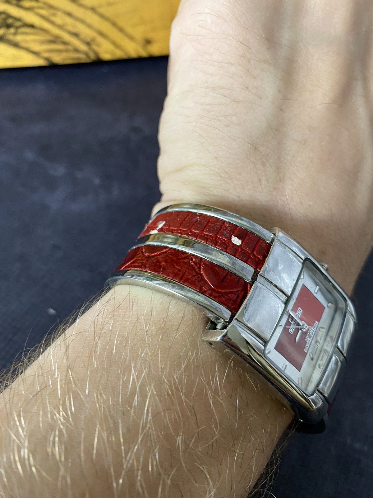 Jewelry Rare Retro Vintage Denacci Watch - Red Strap! Size ONE SIZE - 5 Thumbnail