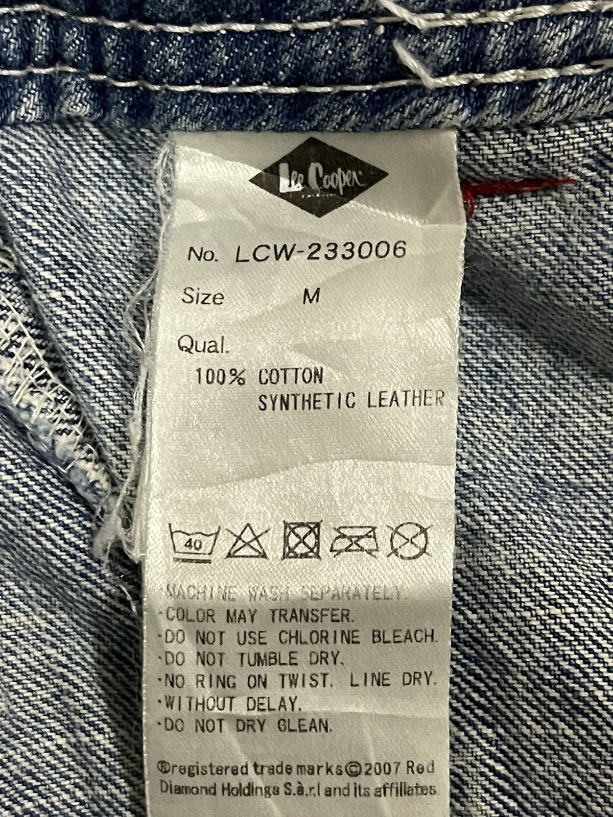 Vivienne Westwood Vintage Japanese Full Button Blue Wash Style Denim Skirt Size 28" / US 6 / IT 42 - 15 Thumbnail
