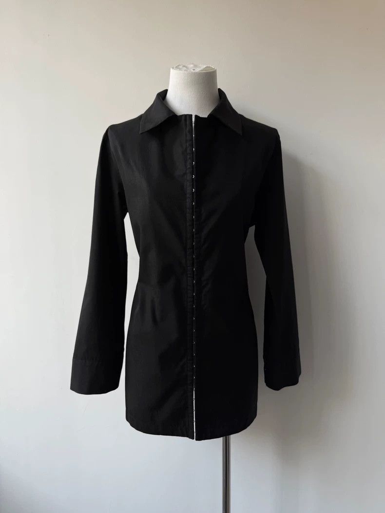Yohji Yamamoto Yohji Yamamoto Yohji Yamamoto Hook Closure Shirt Jacket Size US M / EU 48-50 / 2 - 2 Thumbnail