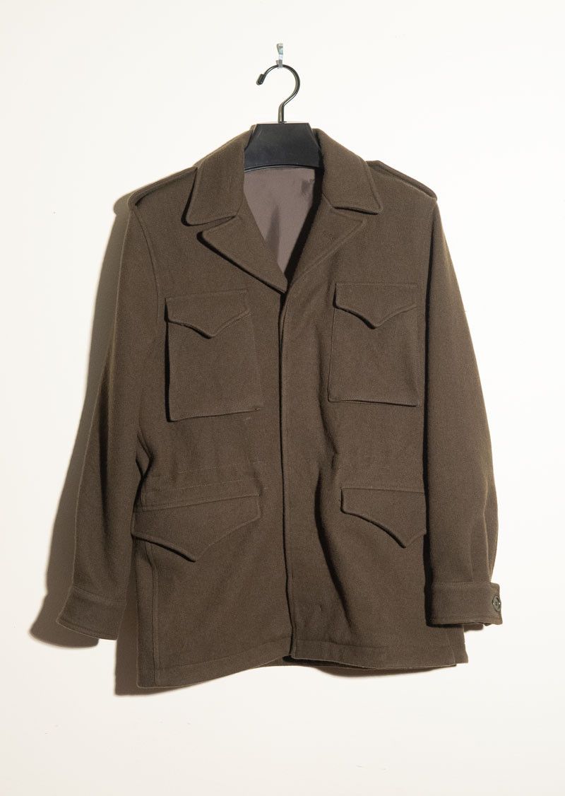 Aspesi Wool Field Jacket Medium Olive Green