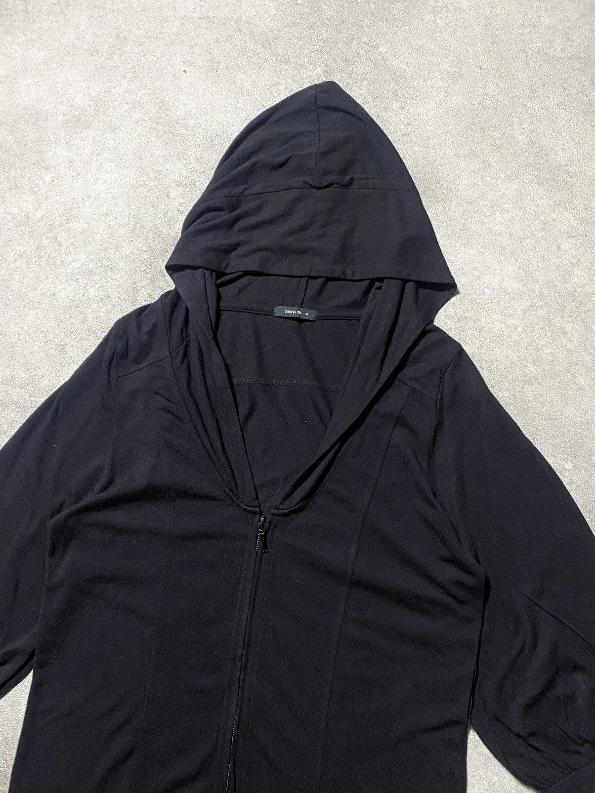 If Six Was Nine Comme Ca Ism Black Double Zip Long Hoodie Size S / US 4 / IT 40 - 3 Thumbnail