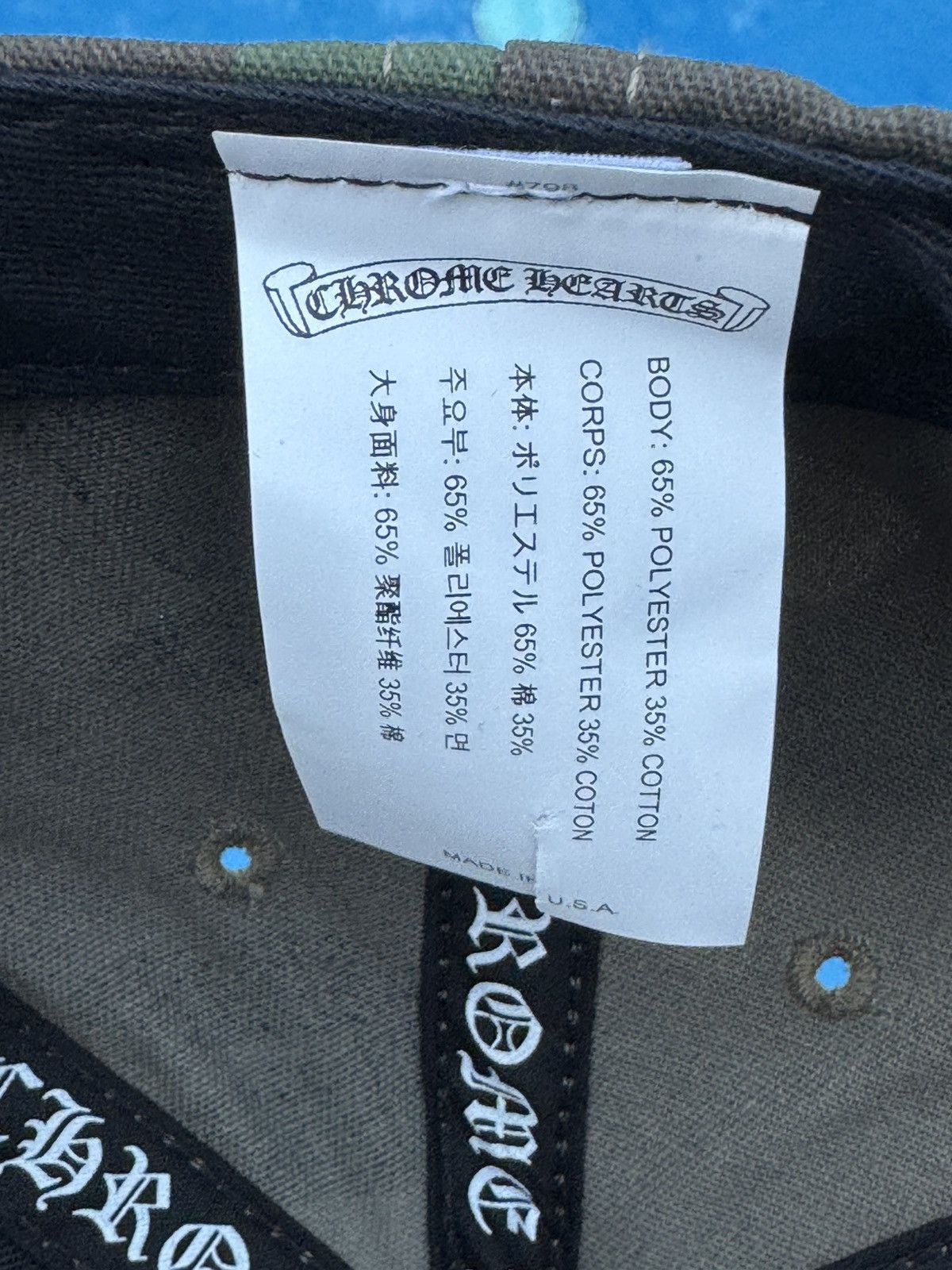 Chrome Hearts Chrome Hearts CH Embroidered Baseball Hat Size ONE SIZE - 8 Thumbnail