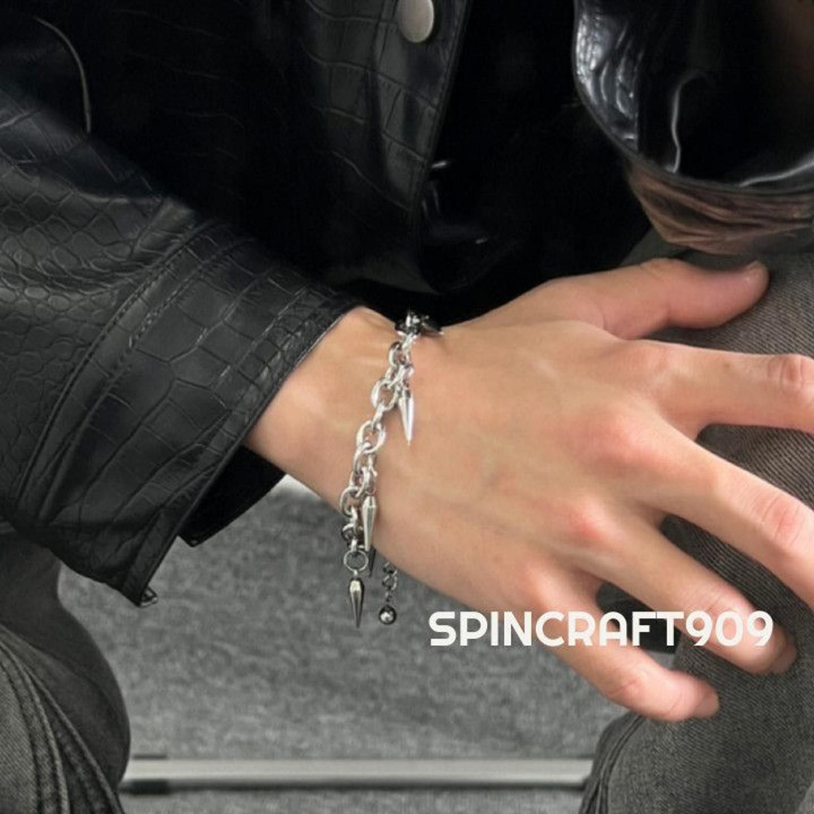 Jewelry Spiked Chain Bracelet Size ONE SIZE - 2 Thumbnail