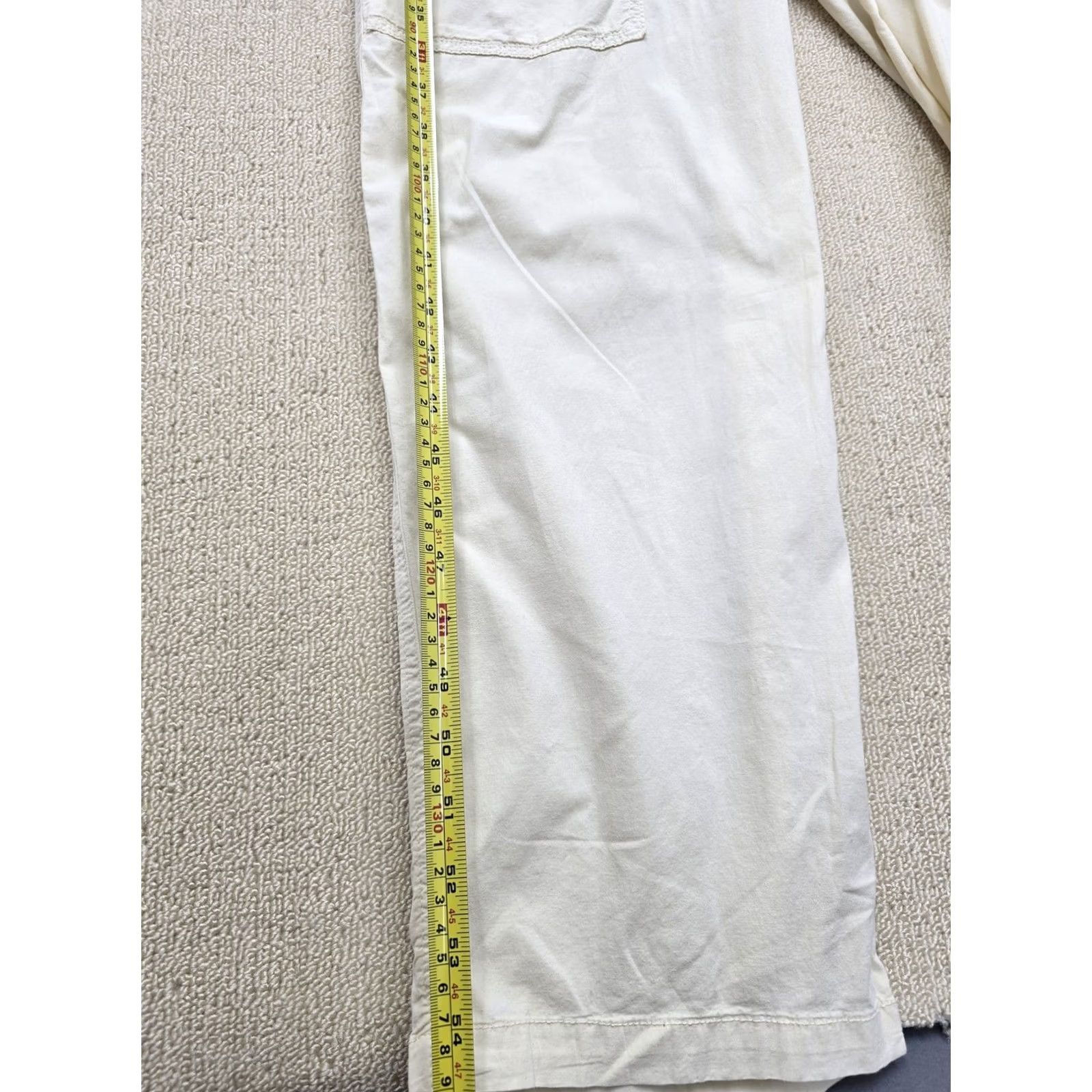 Vintage Reiko Women's White Cotton Coveralls Jumpsuit L Size 36" / US 14 / IT 50 - 6 Thumbnail