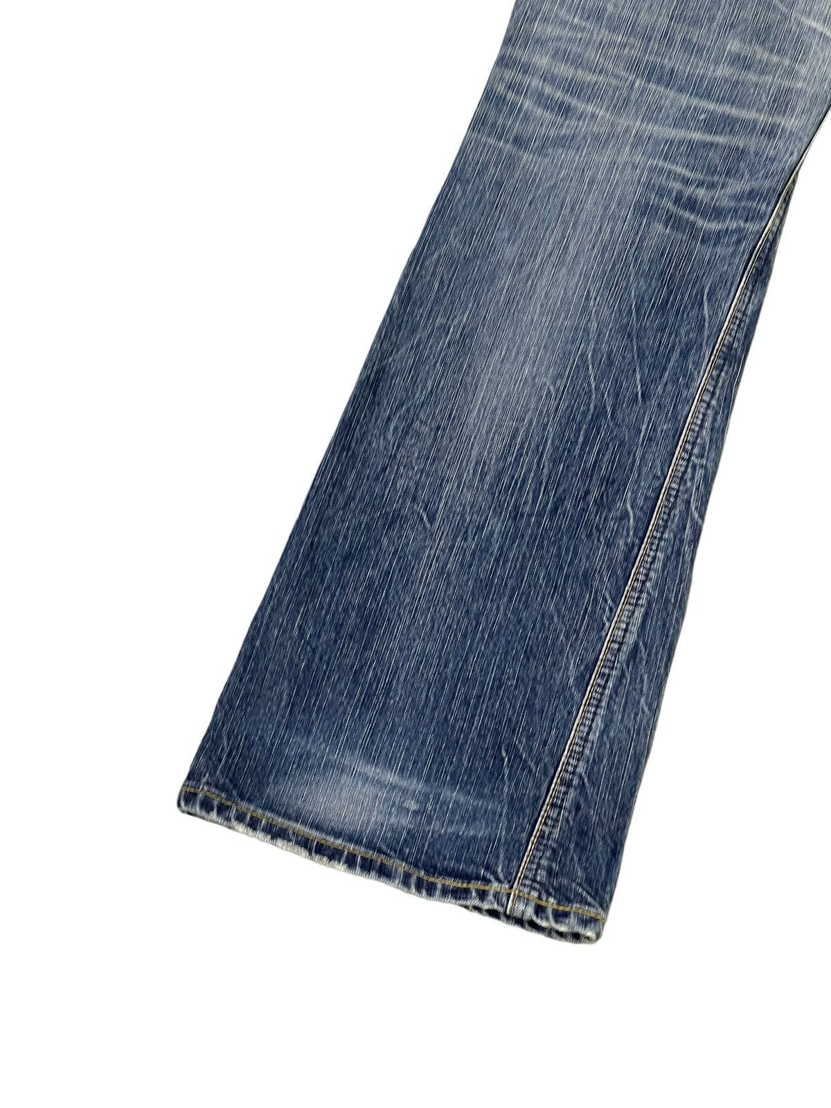 Edwin Flare Jeans Edwin Japan Distress Low Rise Boot Cut 7🟦3 Size US 30 / EU 46 - 14 Thumbnail