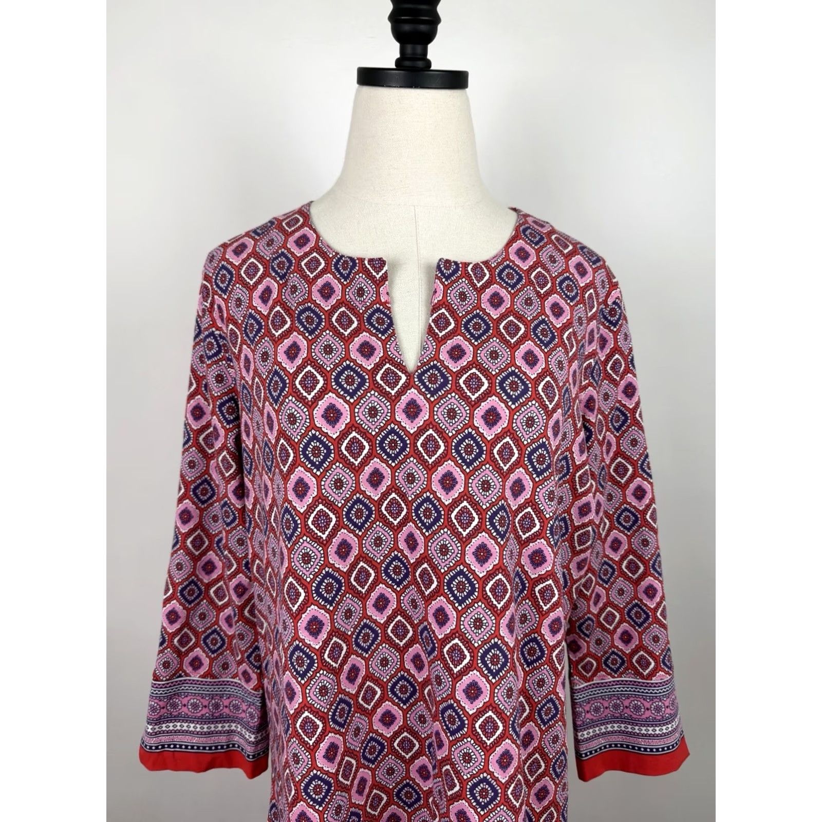 Vintage VINTAGE Coolibar Shirt Womens L UPF 50+ Sun Protection St Lucia Tunic Top Paisley Size L / US 10 / IT 46 - 2 Thumbnail