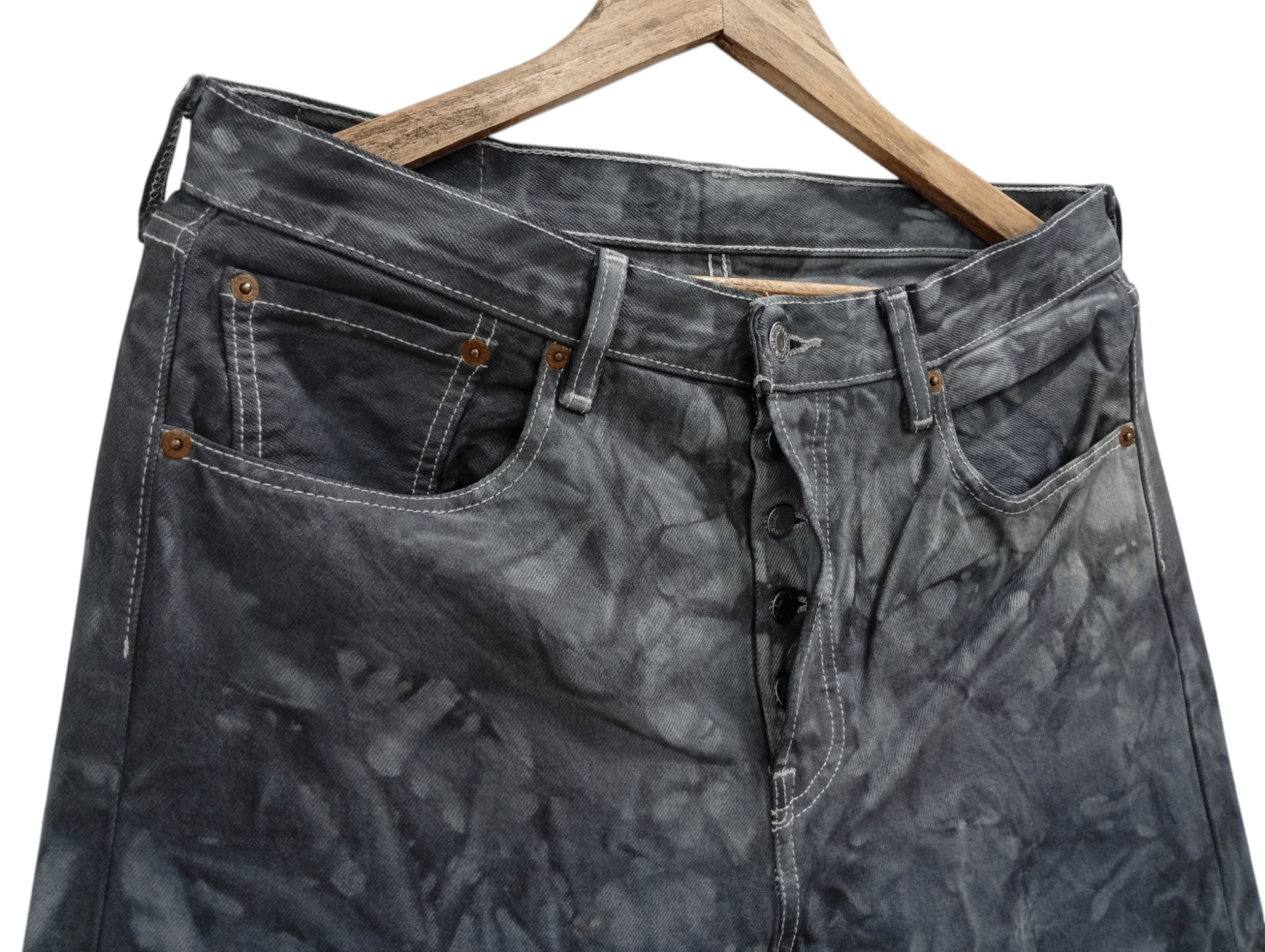 Levi's 🔥🔥Levi's 501 Tye Dye Jeans Denim Size US 34 / EU 50 - 12 Thumbnail
