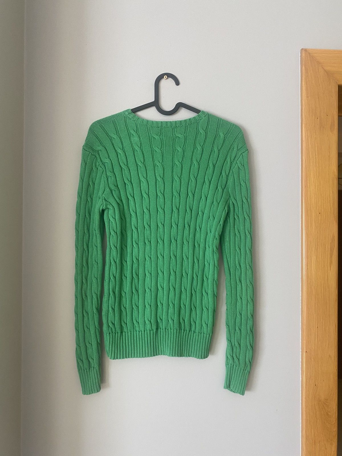 Polo Ralph Lauren × Ralph Lauren Ralph Lauren women’s sweater cableknit green s old money Size S / US 4 / IT 40 - 8 Thumbnail