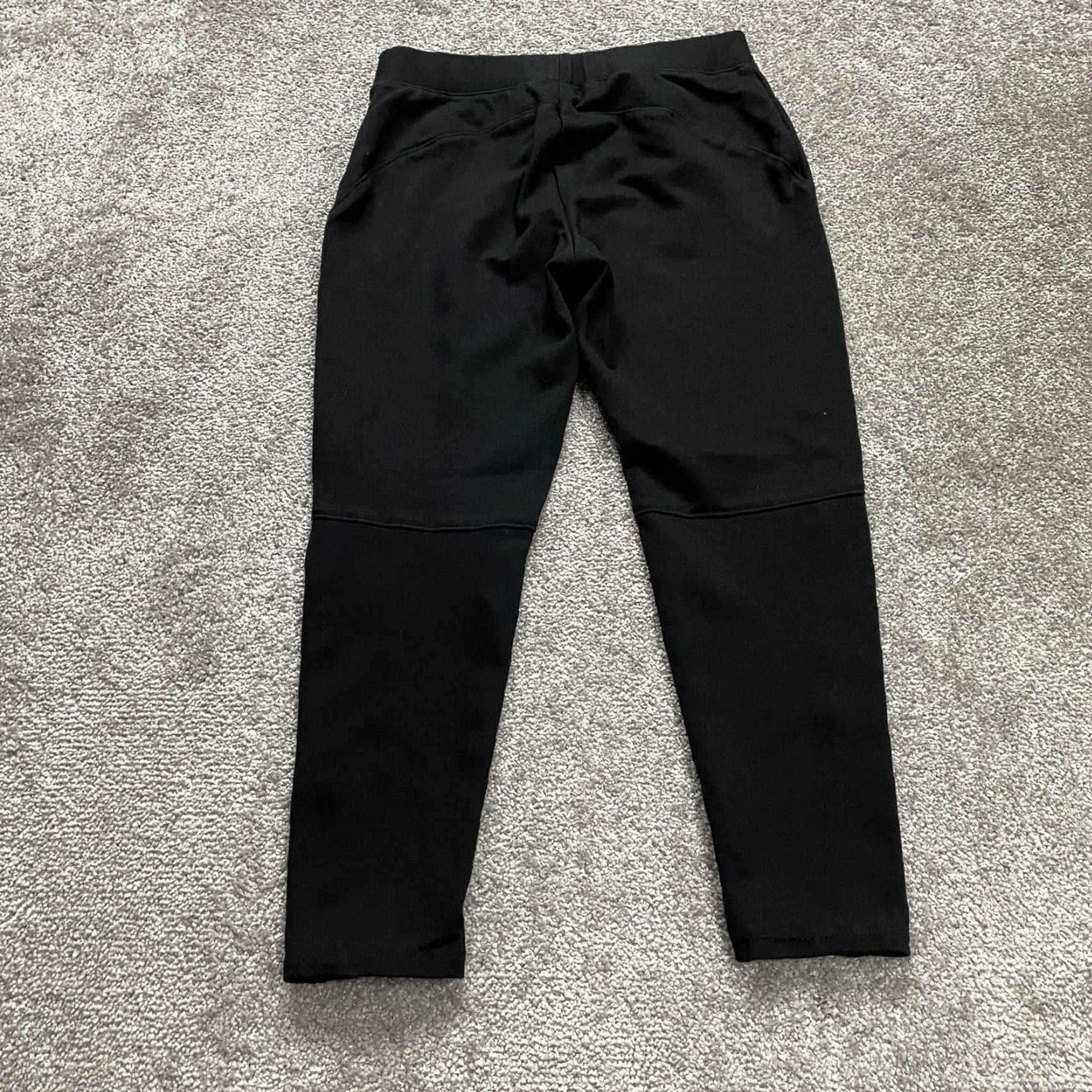 Lands' End Lands' End Black Jogger Sweatpants Womens PXS Tapered Zip Pockets Activewear Athleisure Size 26" / US 2 / IT 38 - 2 Thumbnail