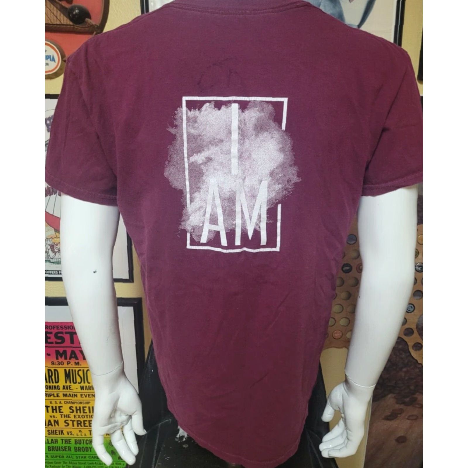Vintage Connor Roy I Am Signed Tour Concert T Shirt Large CCM Christian Singer Detroit Shirt Men L Red 00s Band Music Graphic Tee Gildan Heavy Cotton Size US L / EU 52-54 / 3 - 3 Thumbnail