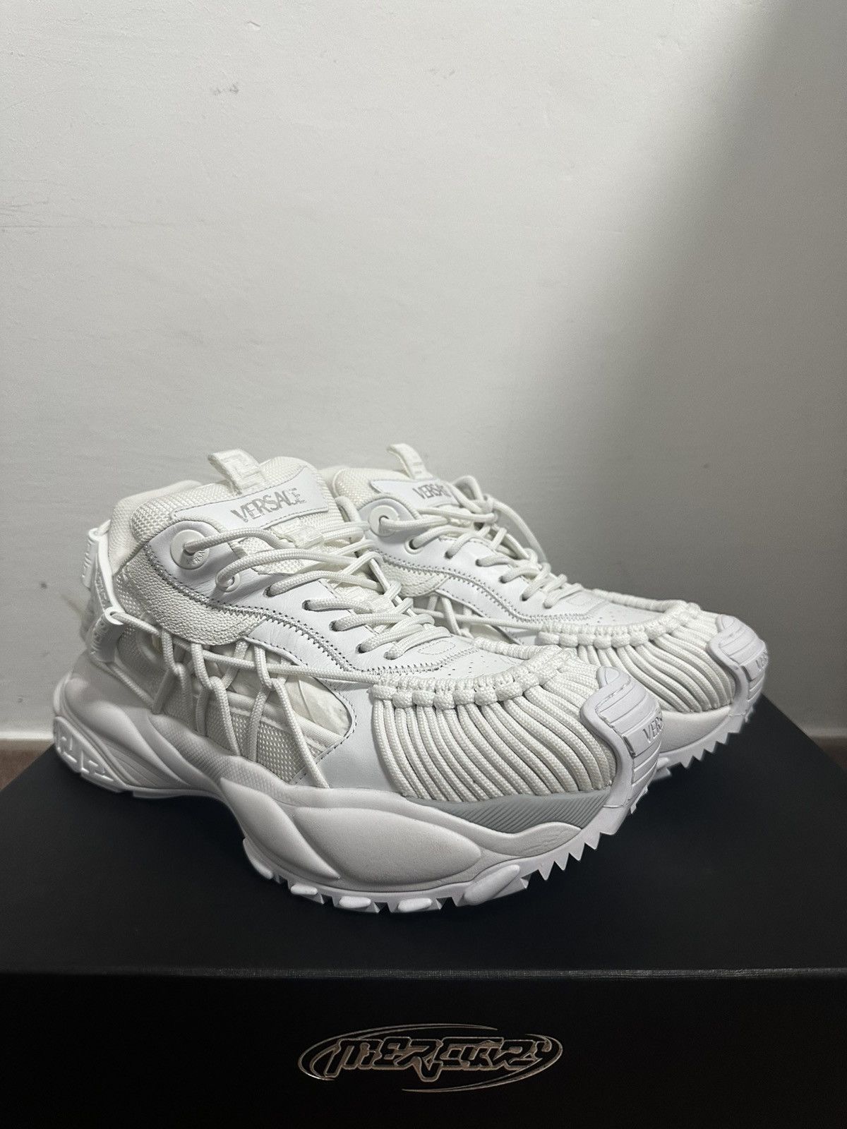 Versace Versace Mercury M_VS_01 White Sneakers Size US 7 / EU 40 - 1 Thumbnail