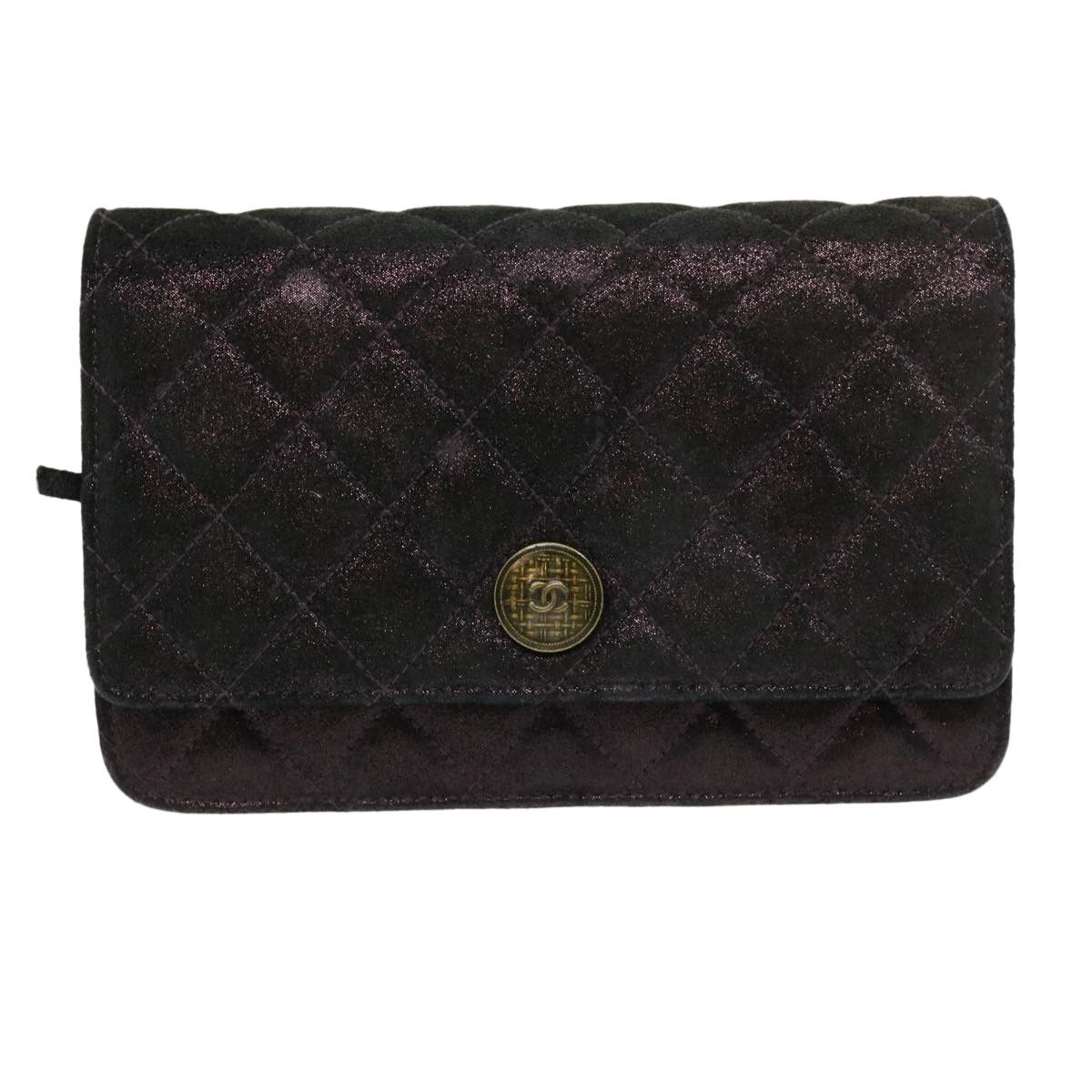 image of Chanel Matelassé Shoulder in Purple, Women's