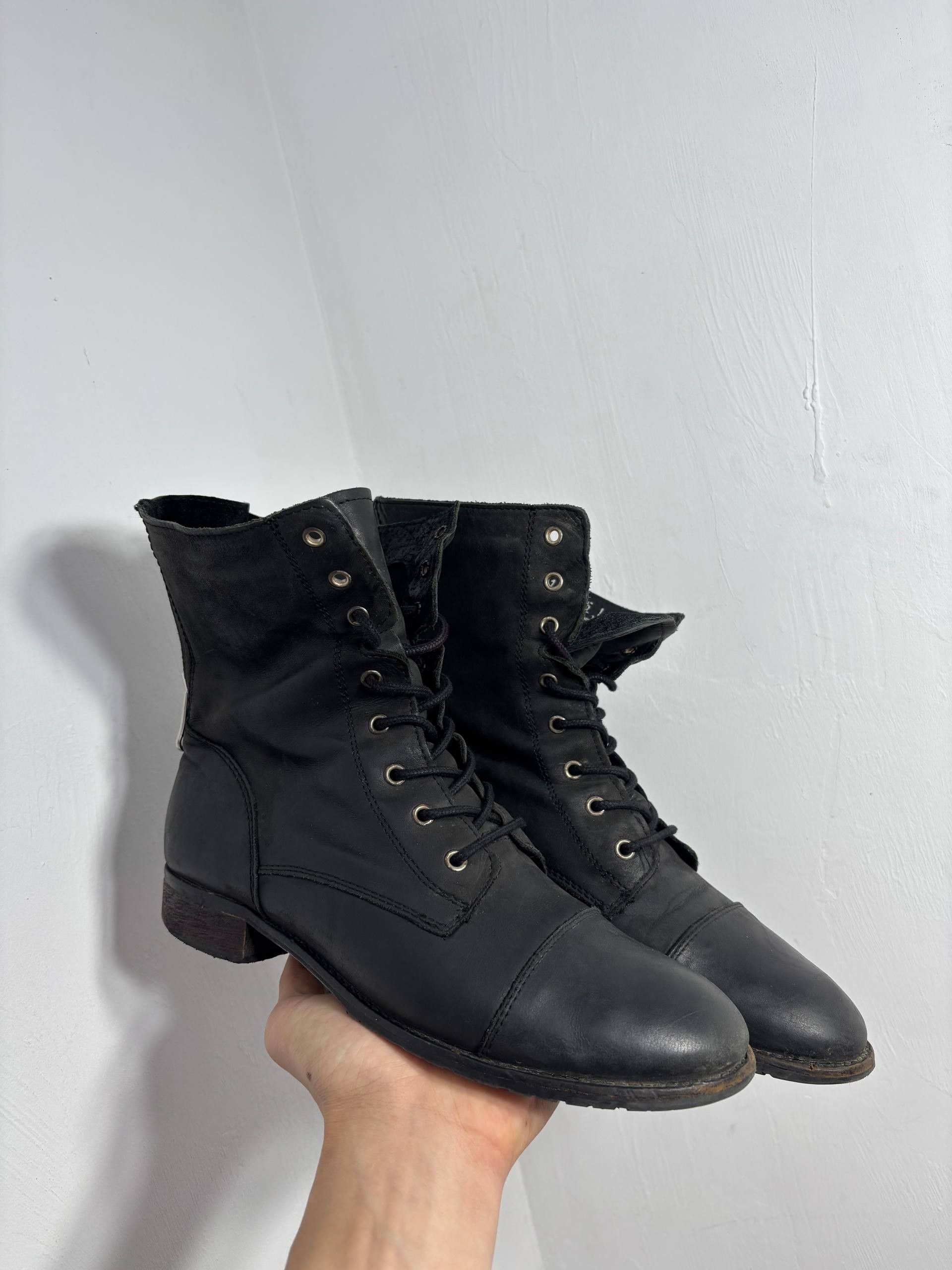 Vintage Avant Garde AS 98 Guidi Style VTG Leather Boots Size US 7 / EU 40 - 2 Thumbnail